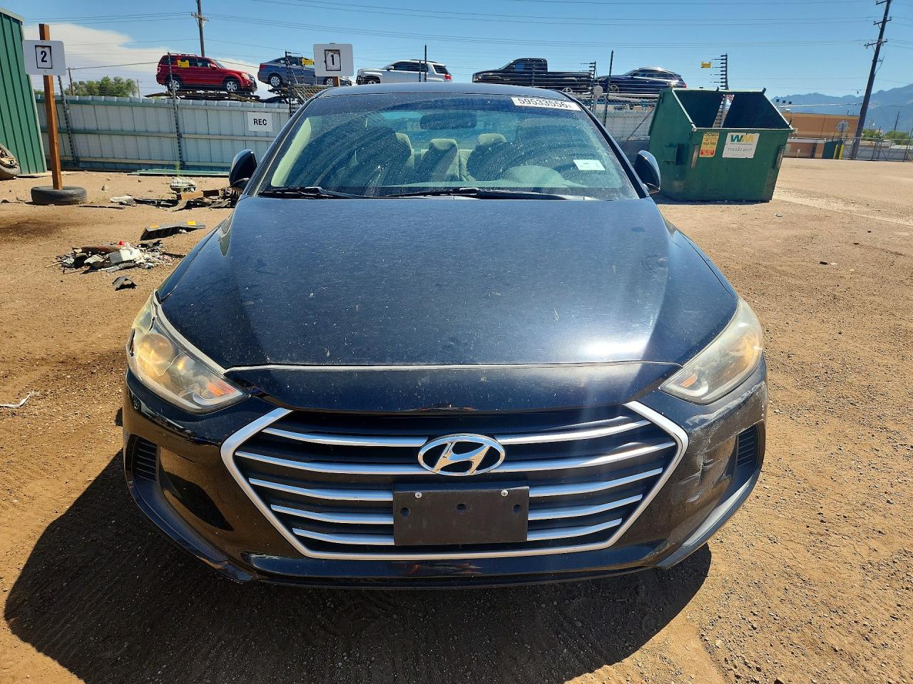 2018 Hyundai Elantra Se Black vin: KMHD74LF3JU452244