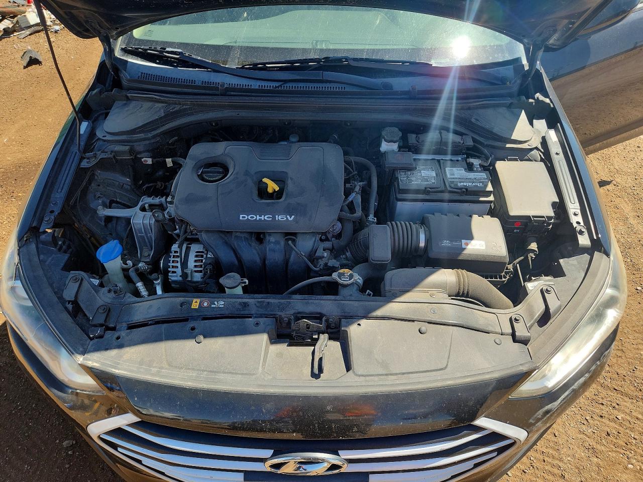 2018 Hyundai Elantra Se Black vin: KMHD74LF3JU452244