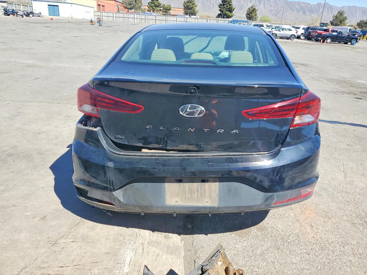 2019 Hyundai Elantra Se Black vin: KMHD74LF4KU888926