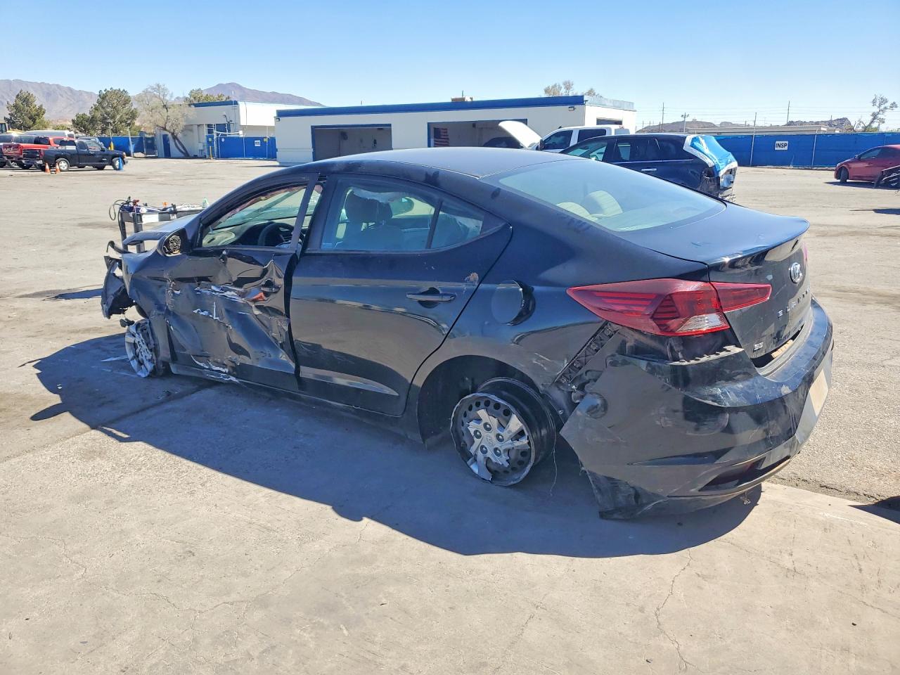 2019 Hyundai Elantra Se Black vin: KMHD74LF4KU888926