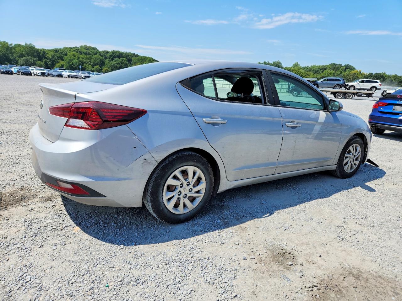 2020 Hyundai Elantra Se Silver vin: KMHD74LF4LU927578