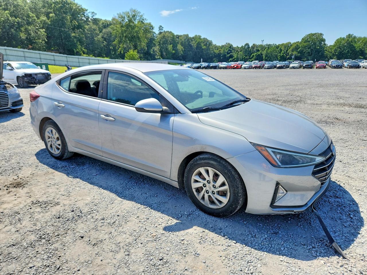 2020 Hyundai Elantra Se Silver vin: KMHD74LF4LU927578