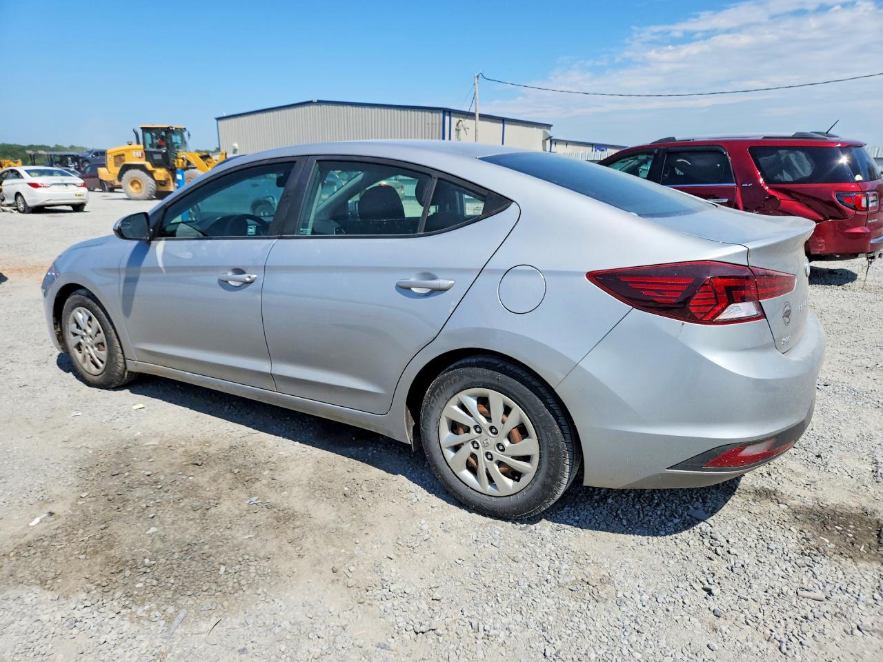 2020 Hyundai Elantra Se Silver vin: KMHD74LF4LU927578