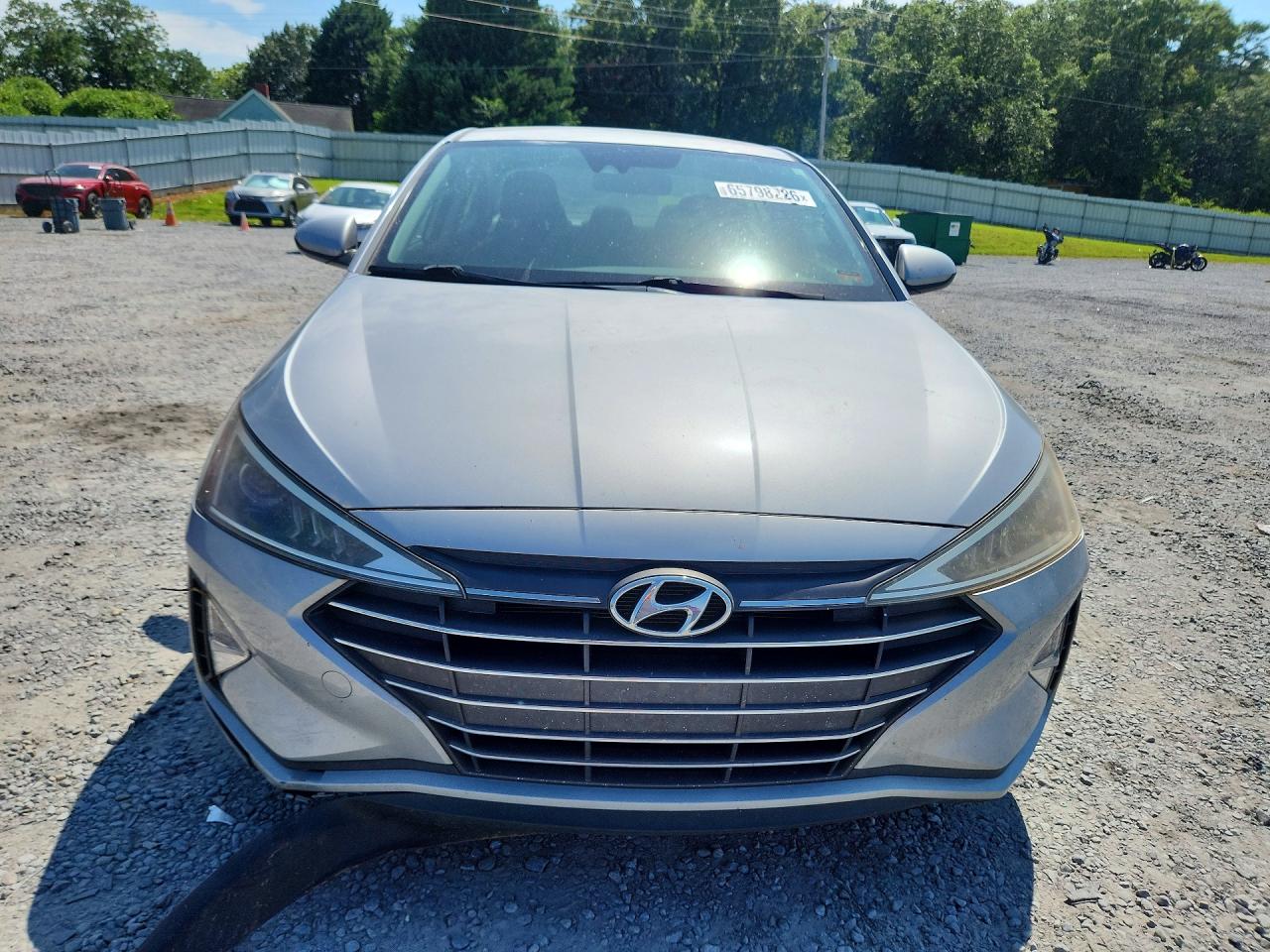 2020 Hyundai Elantra Se Silver vin: KMHD74LF4LU927578