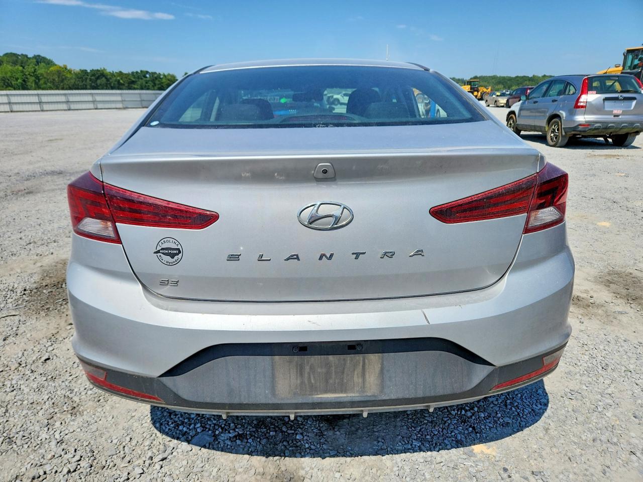 2020 Hyundai Elantra Se Silver vin: KMHD74LF4LU927578