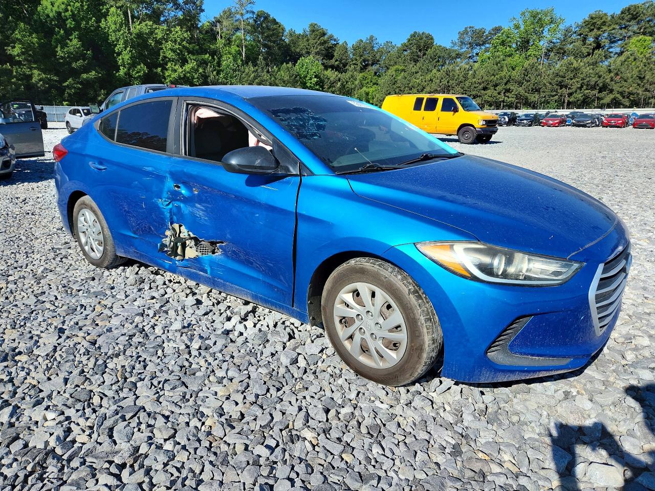 2017 Hyundai Elantra Blue vin: KMHD74LF5HU141697