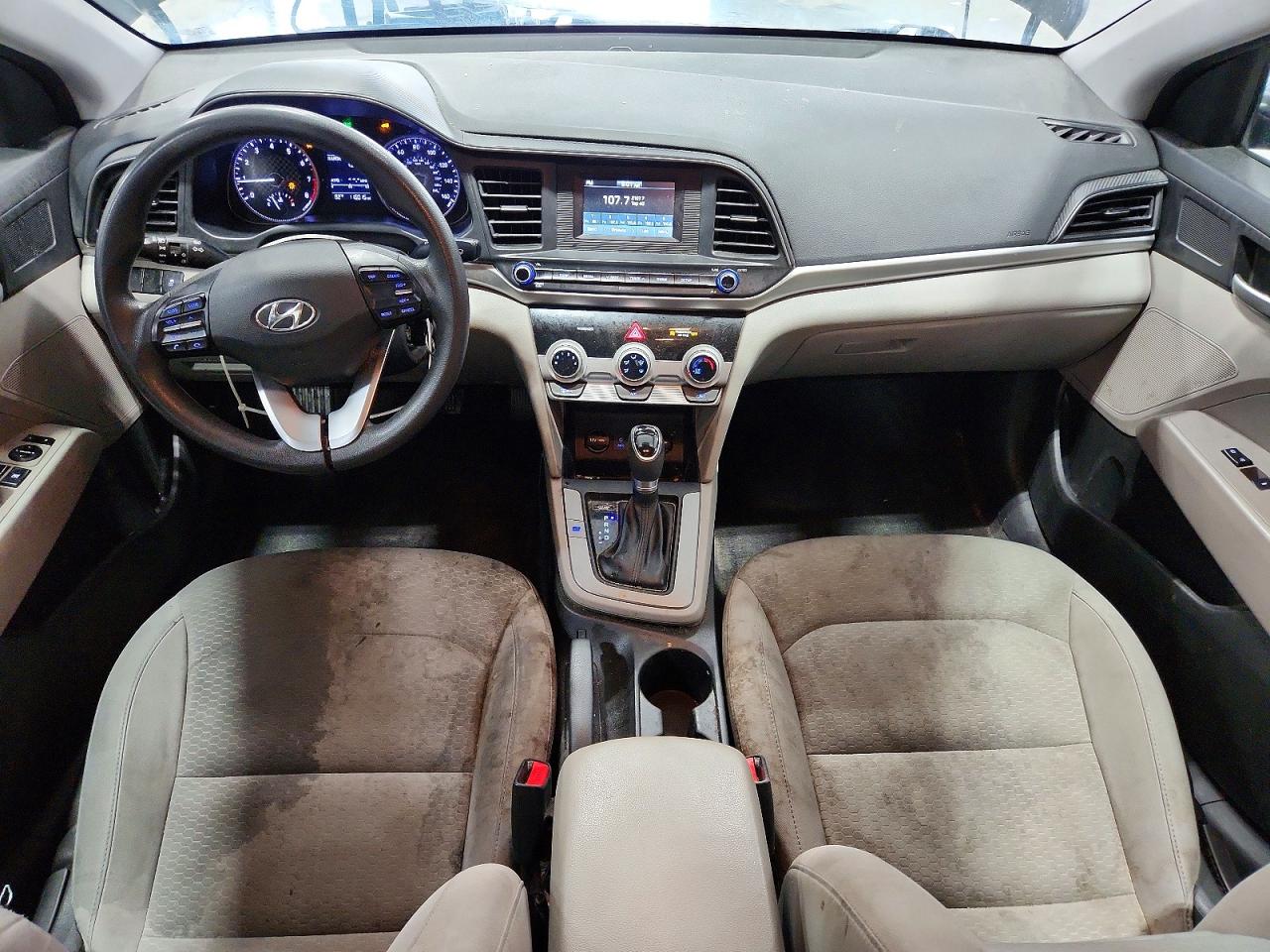 2019 Hyundai Elantra Se Black vin: KMHD74LF5KU757777
