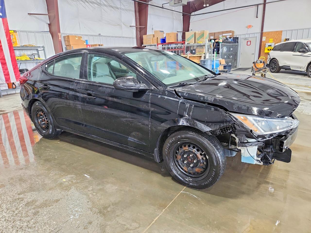 2019 Hyundai Elantra Se Black vin: KMHD74LF5KU757777