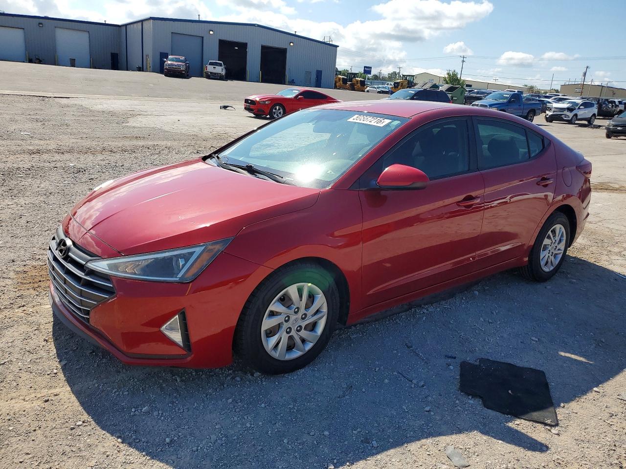 2020 Hyundai Elantra Se Red vin: KMHD74LF5LU002047