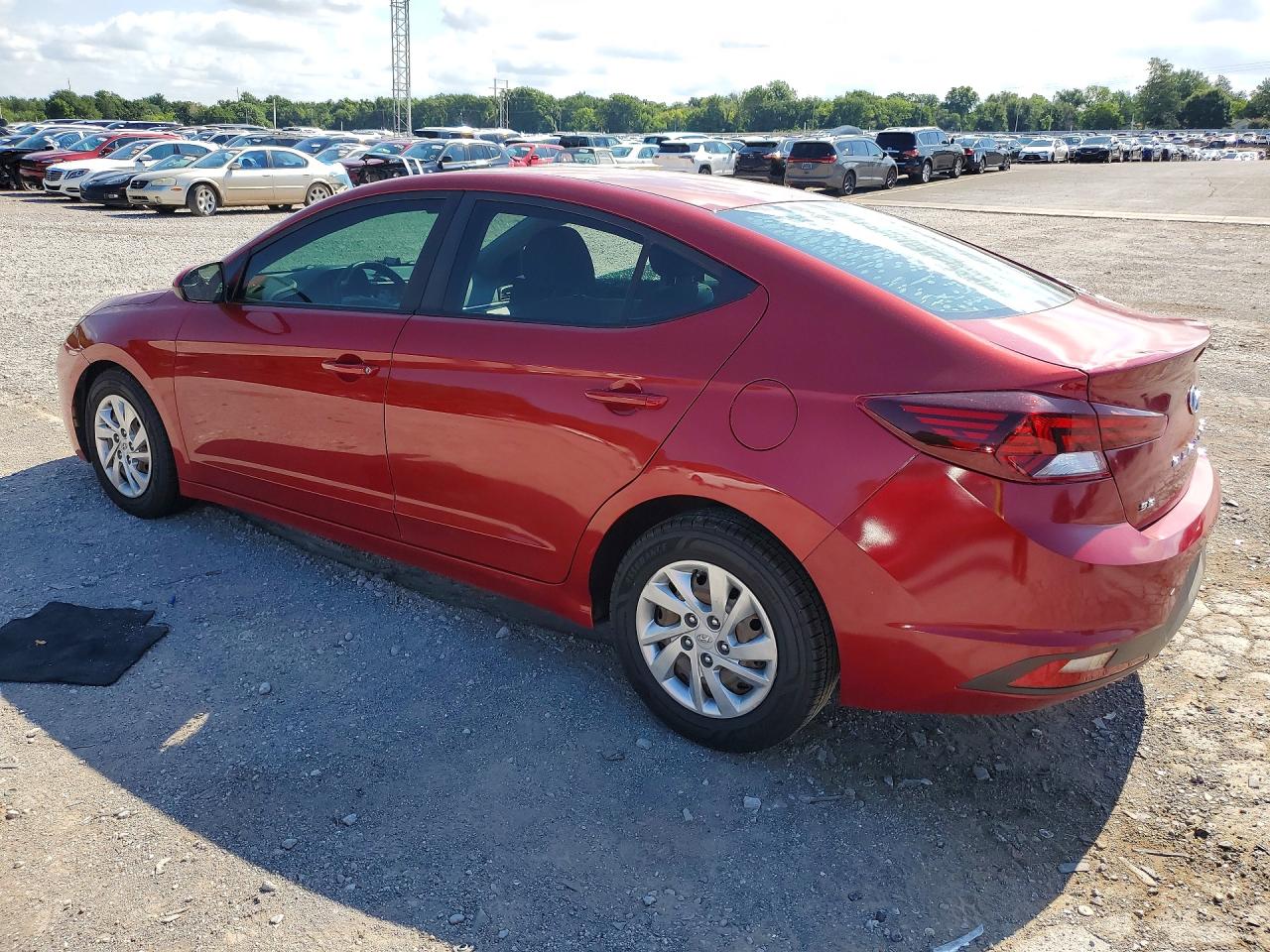 2020 Hyundai Elantra Se Red vin: KMHD74LF5LU002047