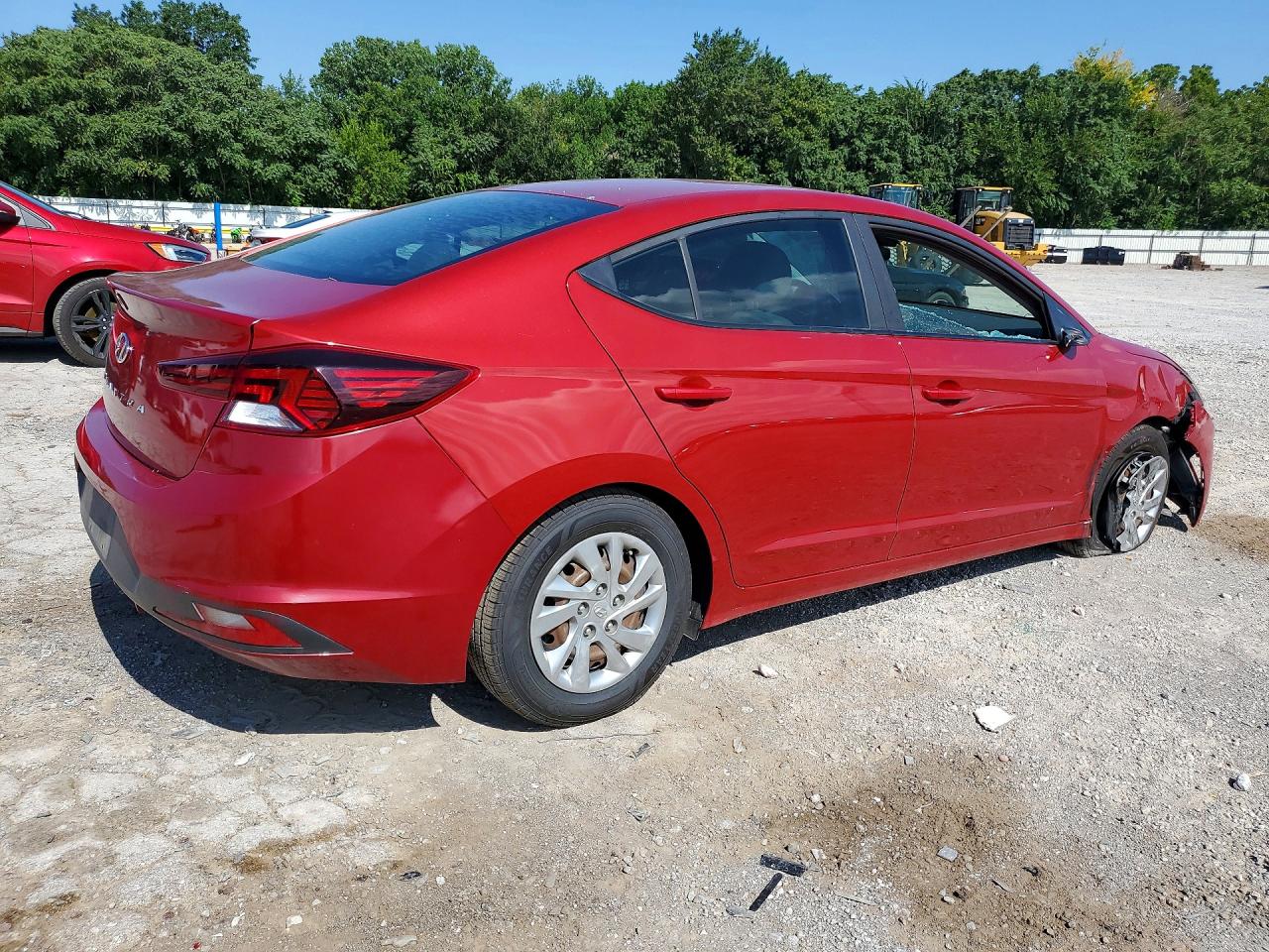 2020 Hyundai Elantra Se Red vin: KMHD74LF5LU002047