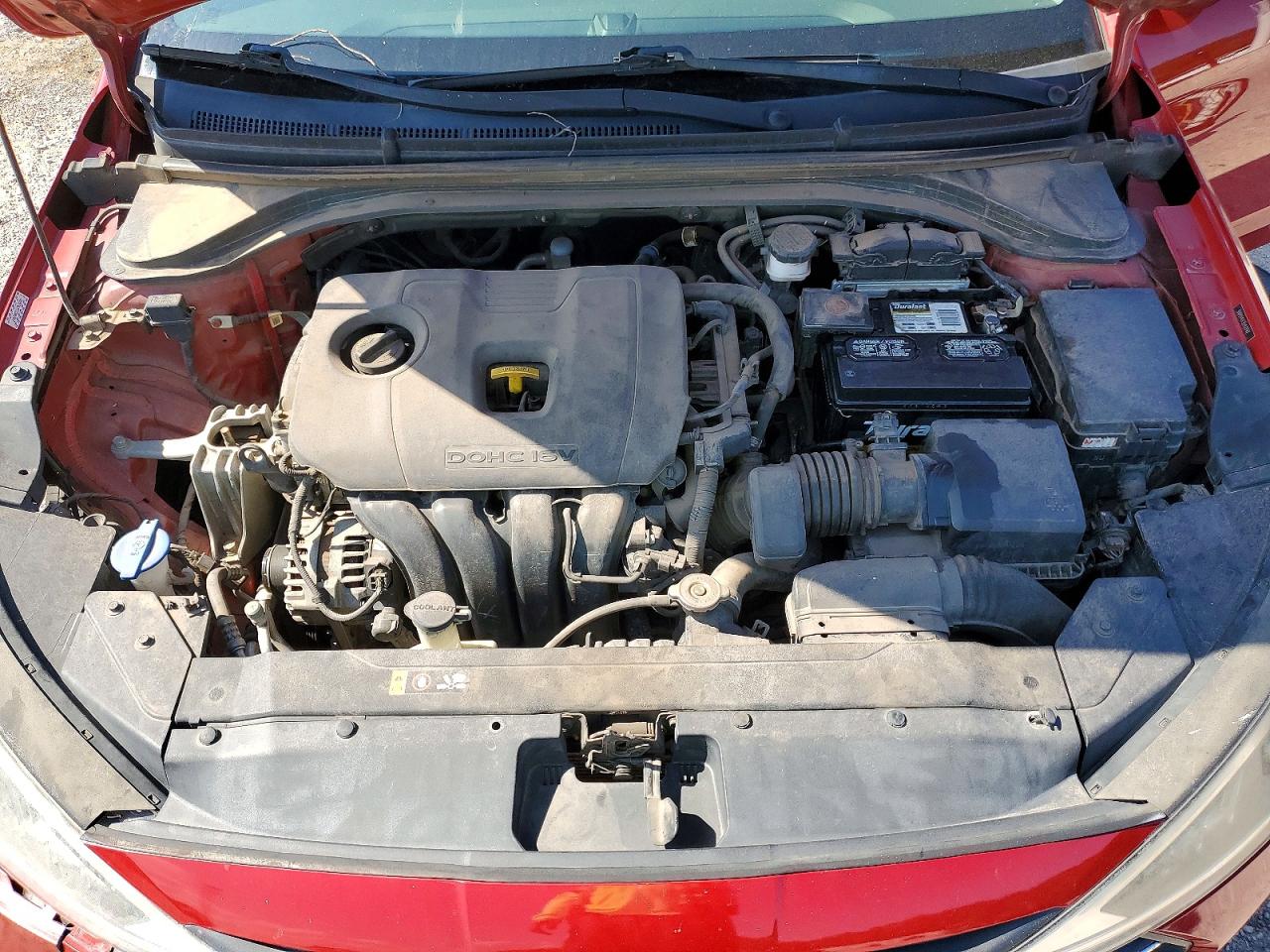 2020 Hyundai Elantra Se Red vin: KMHD74LF5LU002047