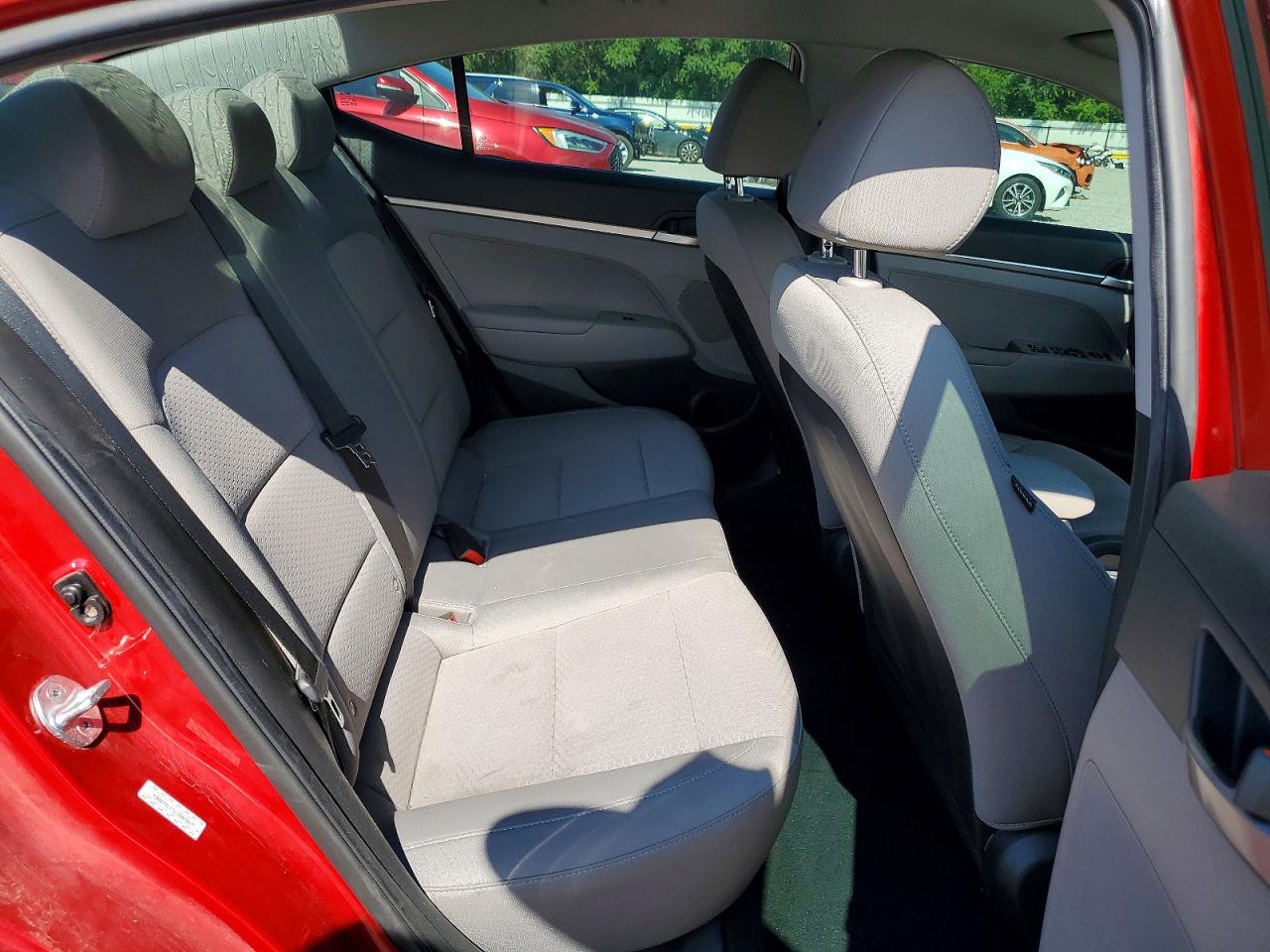 2020 Hyundai Elantra Se Red vin: KMHD74LF5LU002047