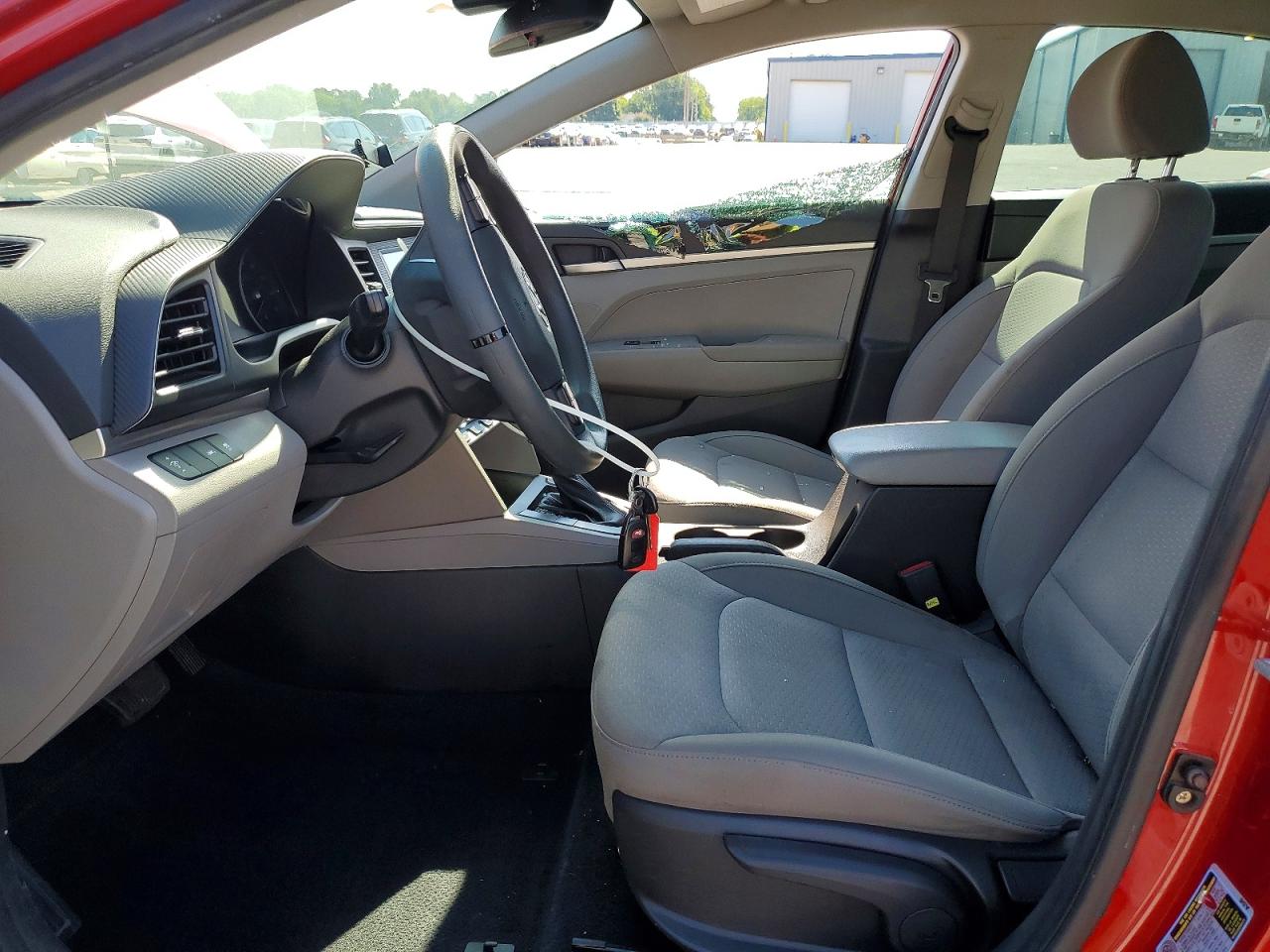 2020 Hyundai Elantra Se Red vin: KMHD74LF5LU002047