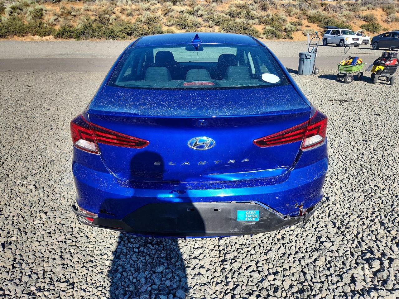 2020 Hyundai Elantra Se Blue vin: KMHD74LF6LU001828