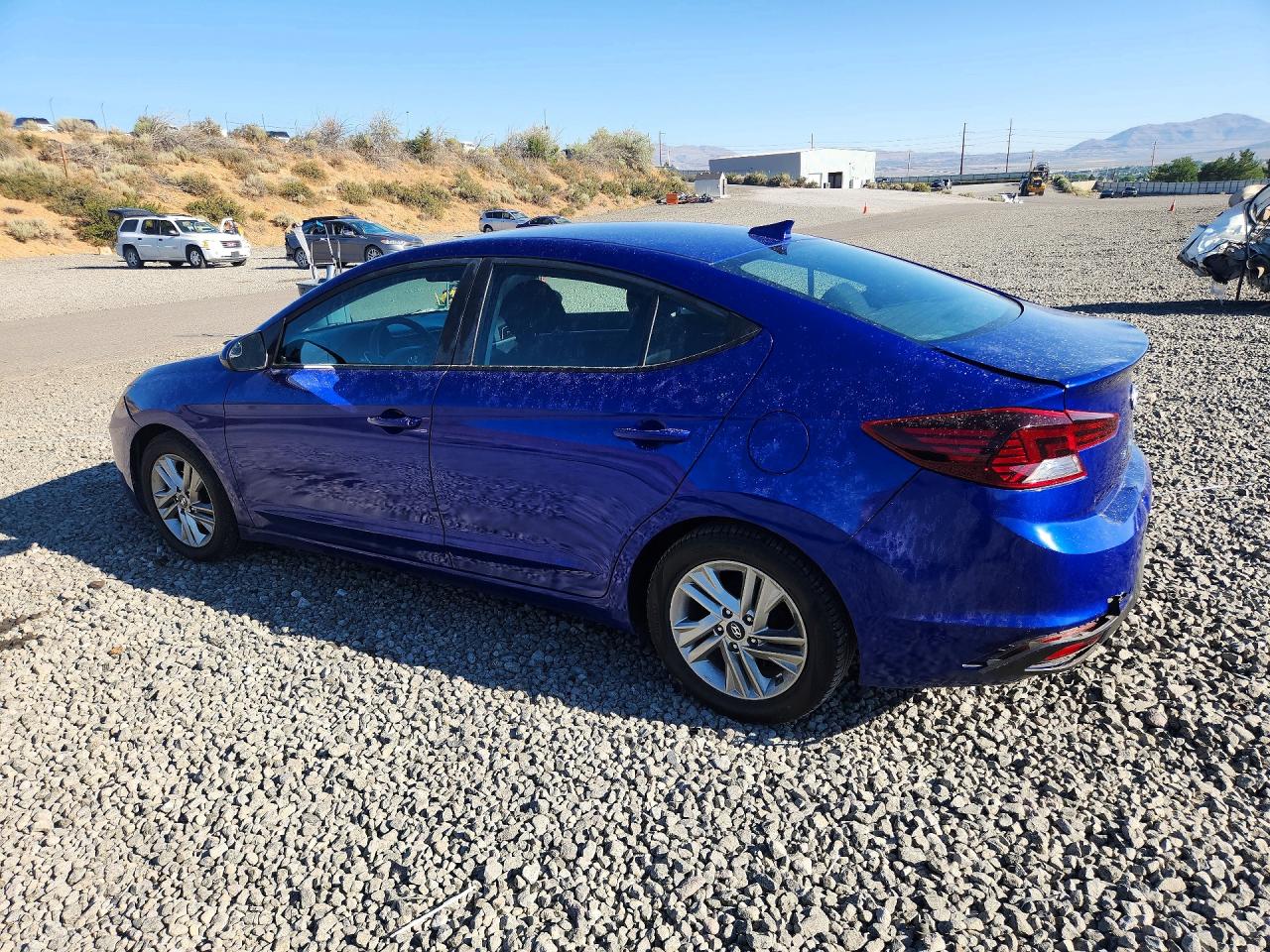 2020 Hyundai Elantra Se Blue vin: KMHD74LF6LU001828