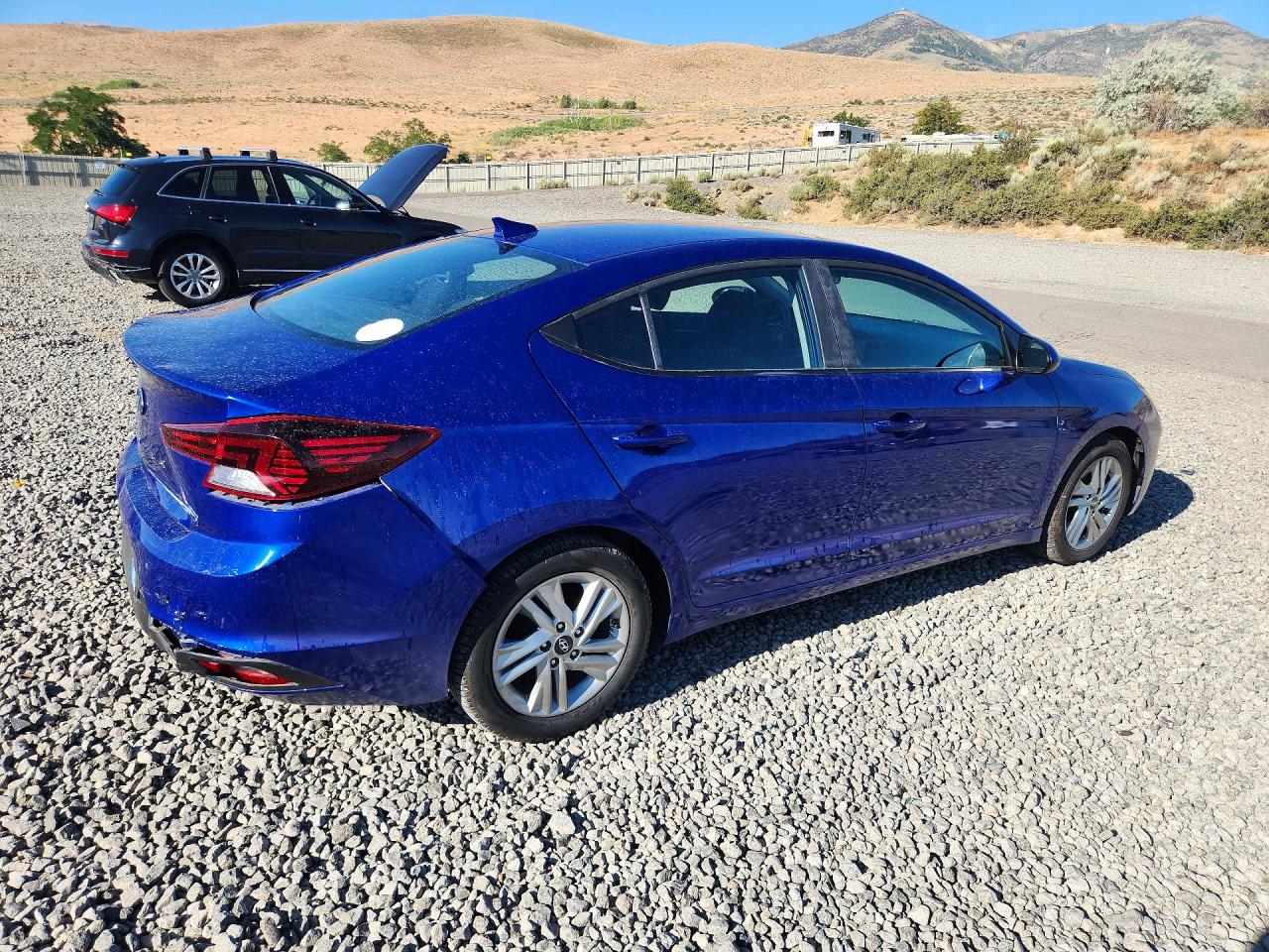 2020 Hyundai Elantra Se Blue vin: KMHD74LF6LU001828