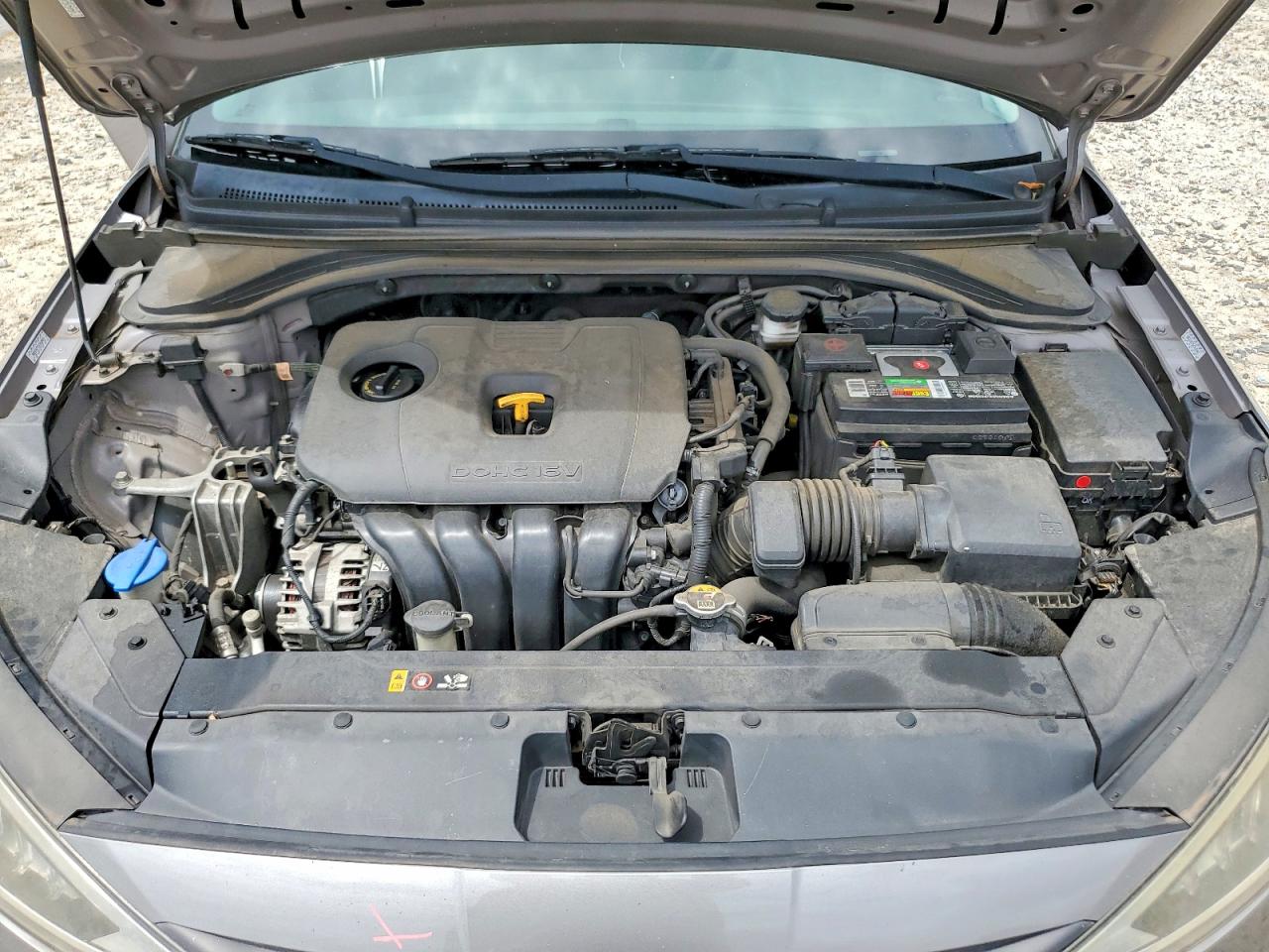 2020 Hyundai Elantra Se Gray vin: KMHD74LF6LU915366