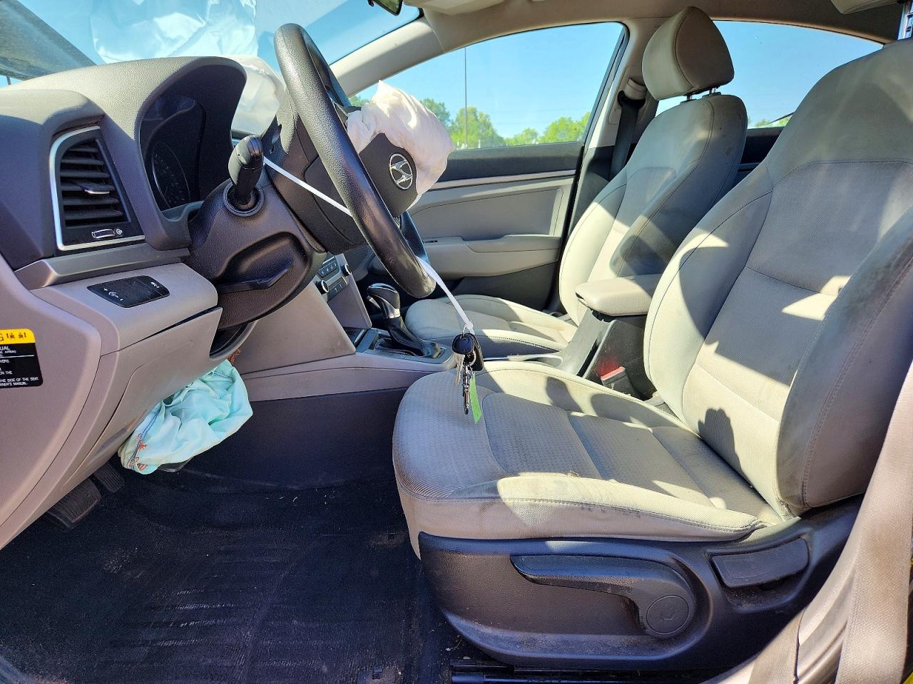 2017 Hyundai Elantra Se Черный vin: KMHD74LF7HU094737