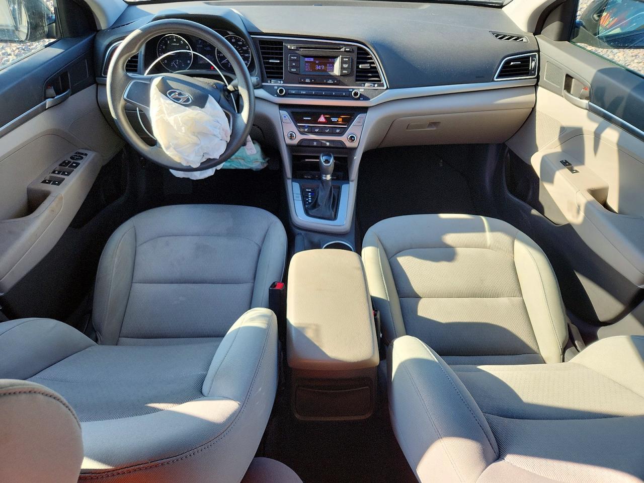 2017 Hyundai Elantra Se Черный vin: KMHD74LF7HU114811