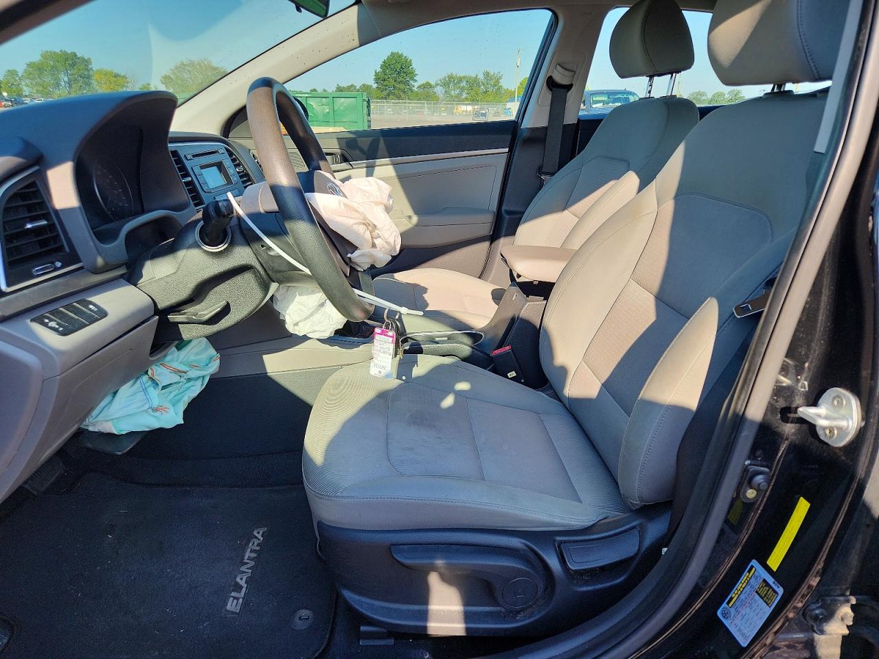 2017 Hyundai Elantra Se Черный vin: KMHD74LF7HU114811