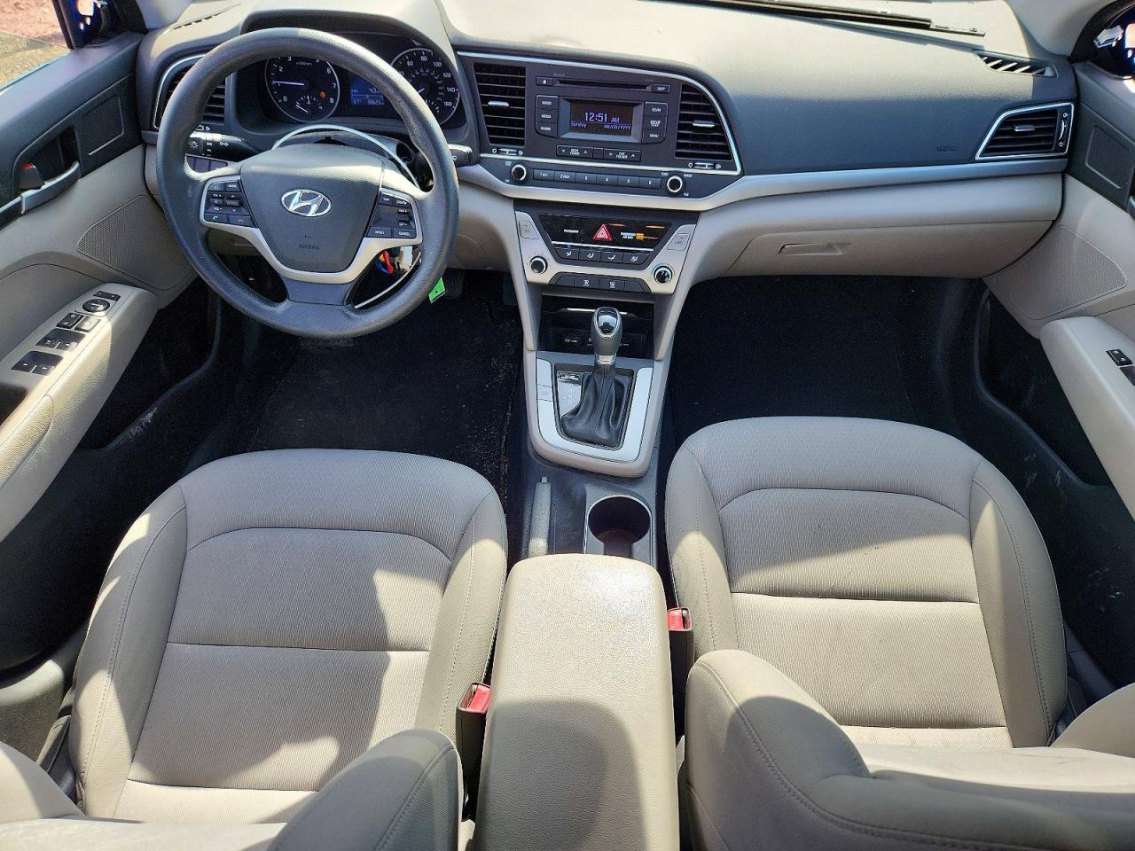2017 Hyundai Elantra Se Blue vin: KMHD74LF9HU353728