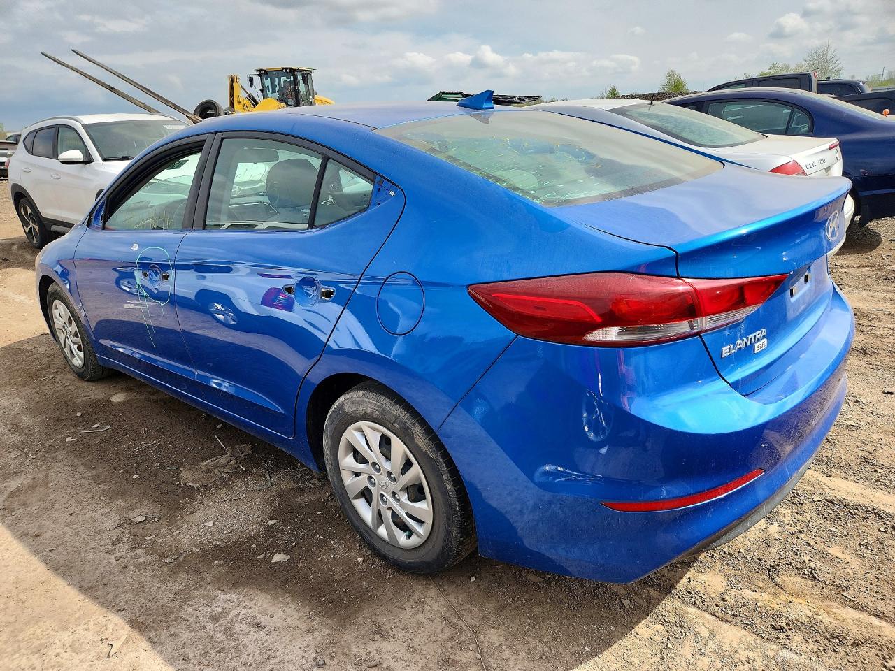 2017 Hyundai Elantra Se Blue vin: KMHD74LF9HU353728
