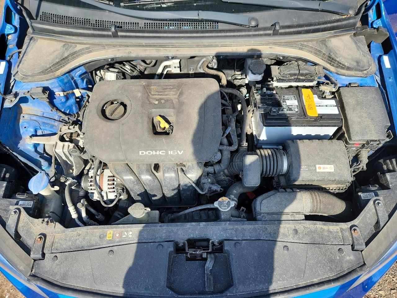 2017 Hyundai Elantra Se Blue vin: KMHD74LF9HU353728