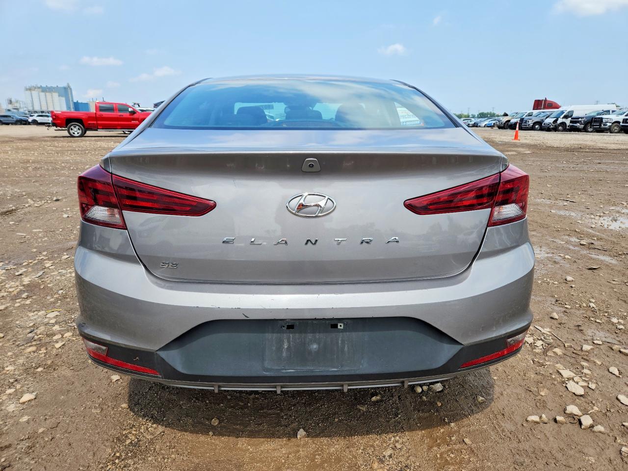 2020 Hyundai Elantra Se Серый vin: KMHD74LFXLU072692