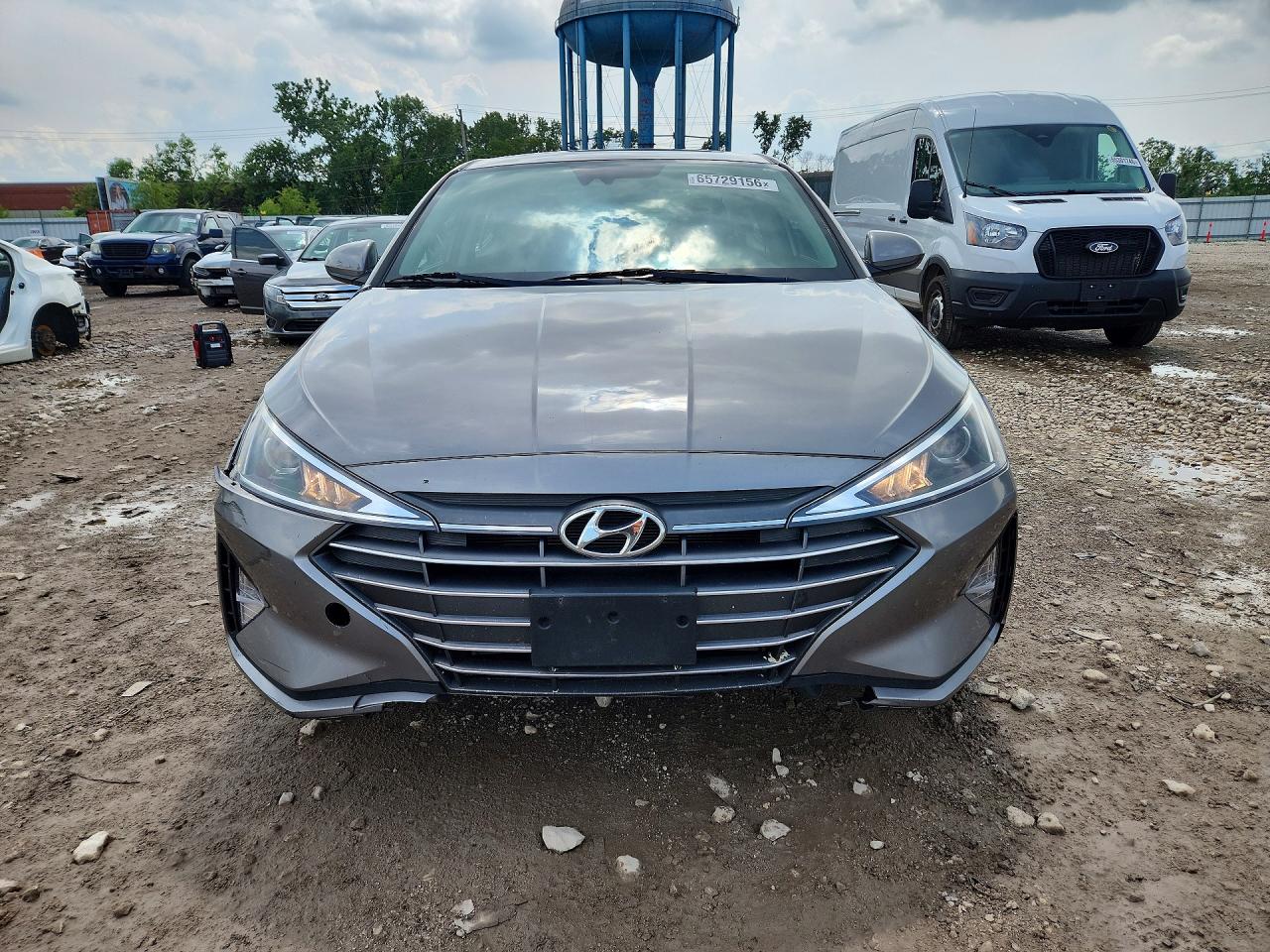 2020 Hyundai Elantra Se Серый vin: KMHD74LFXLU072692