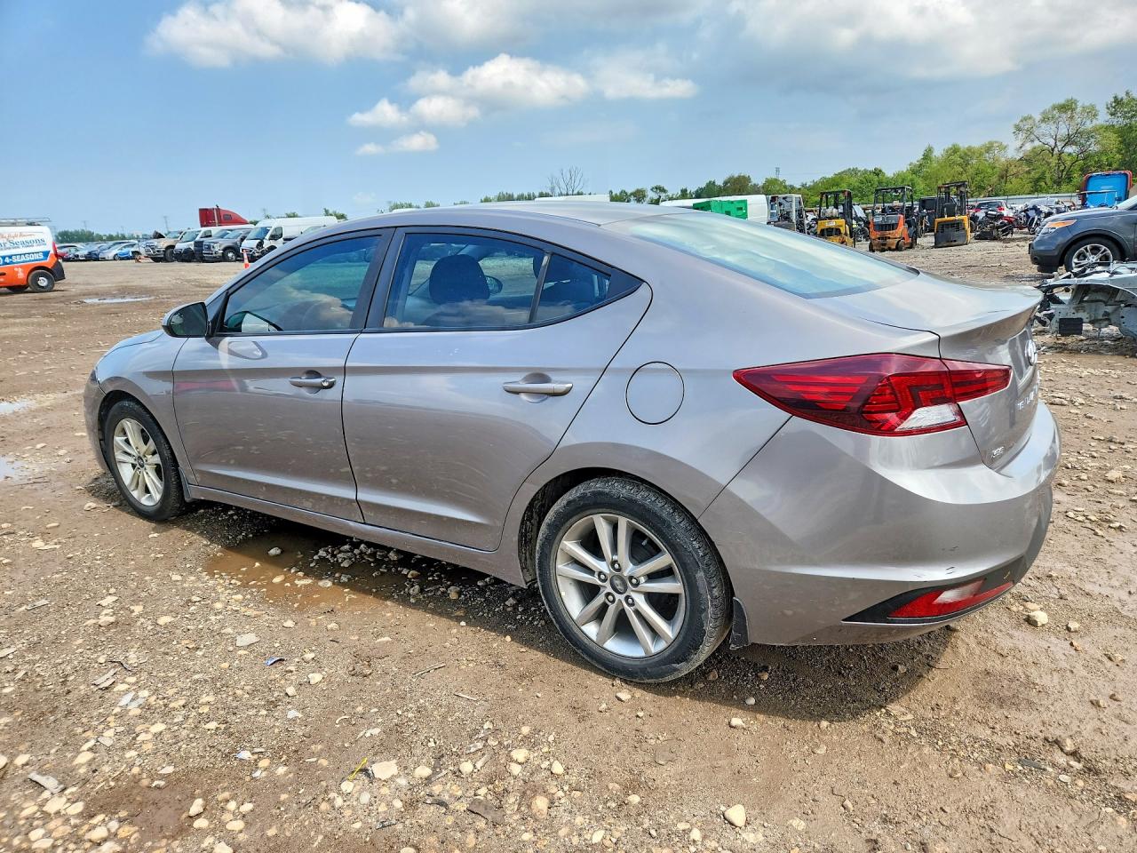 2020 Hyundai Elantra Se Серый vin: KMHD74LFXLU072692