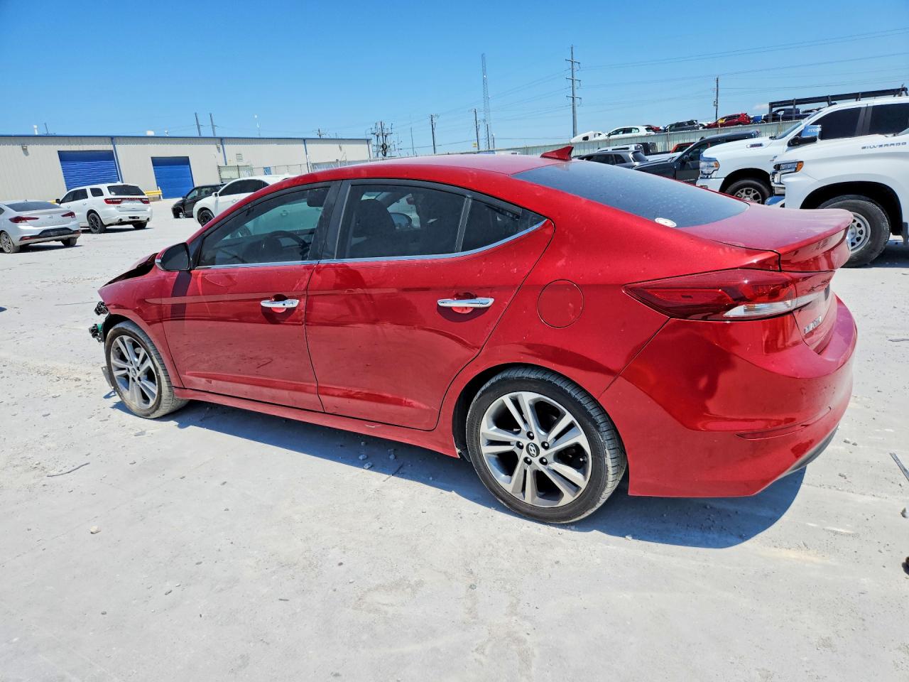 2017 Hyundai Elantra Limited Red vin: KMHD84LF0HU160770
