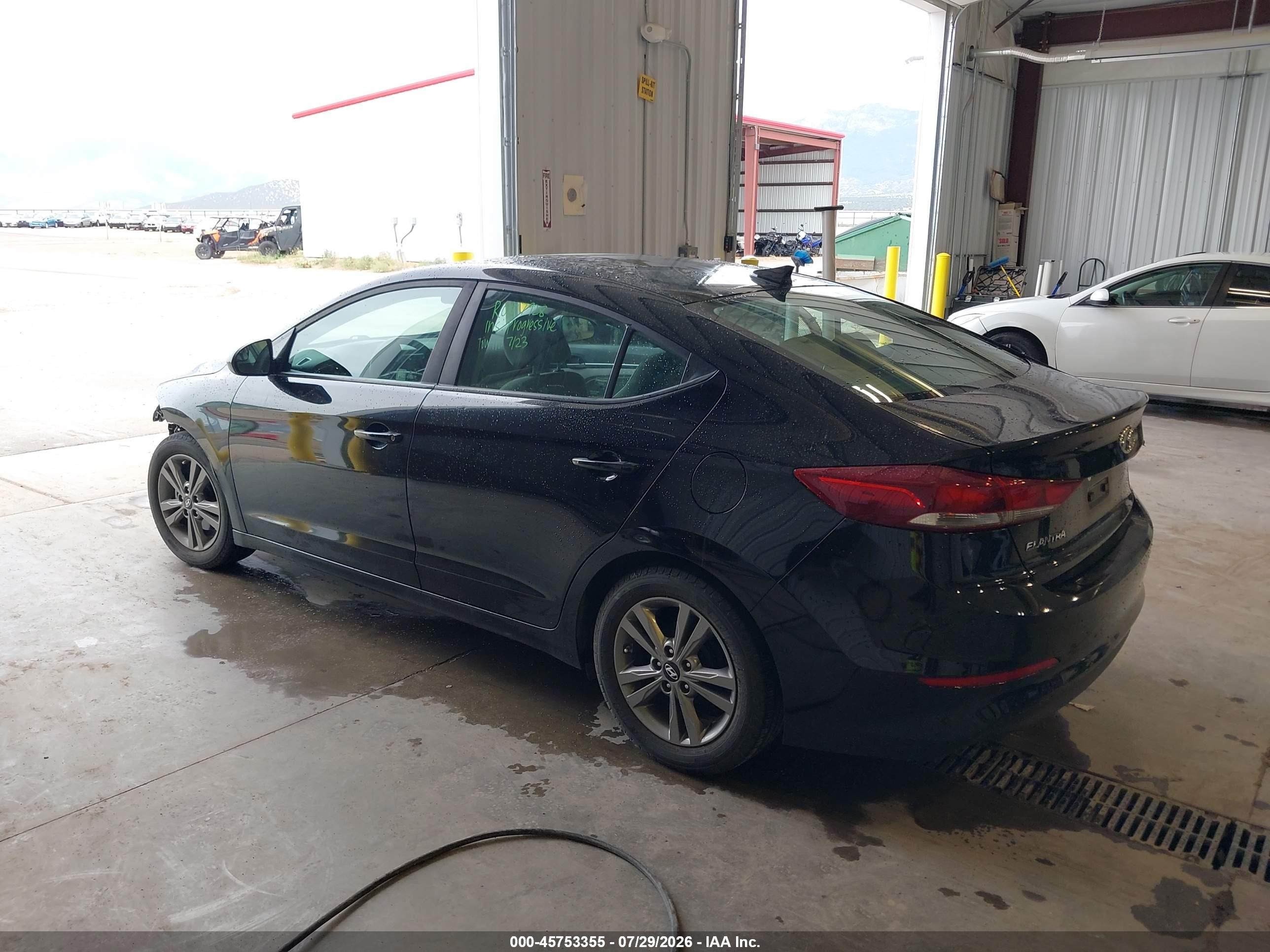 2017 Hyundai Elantra Se Black vin: KMHD84LF0HU179805