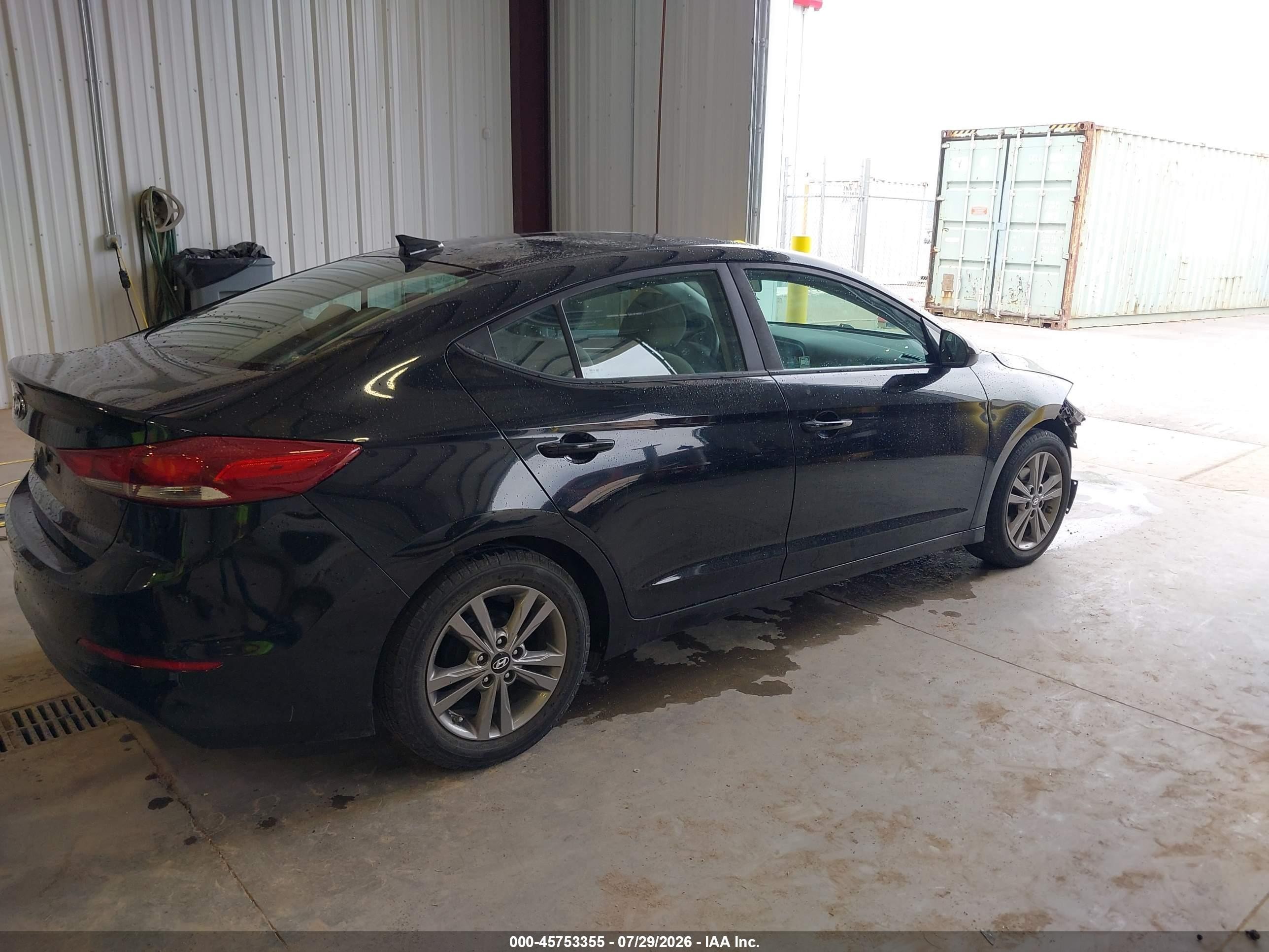 2017 Hyundai Elantra Se Black vin: KMHD84LF0HU179805
