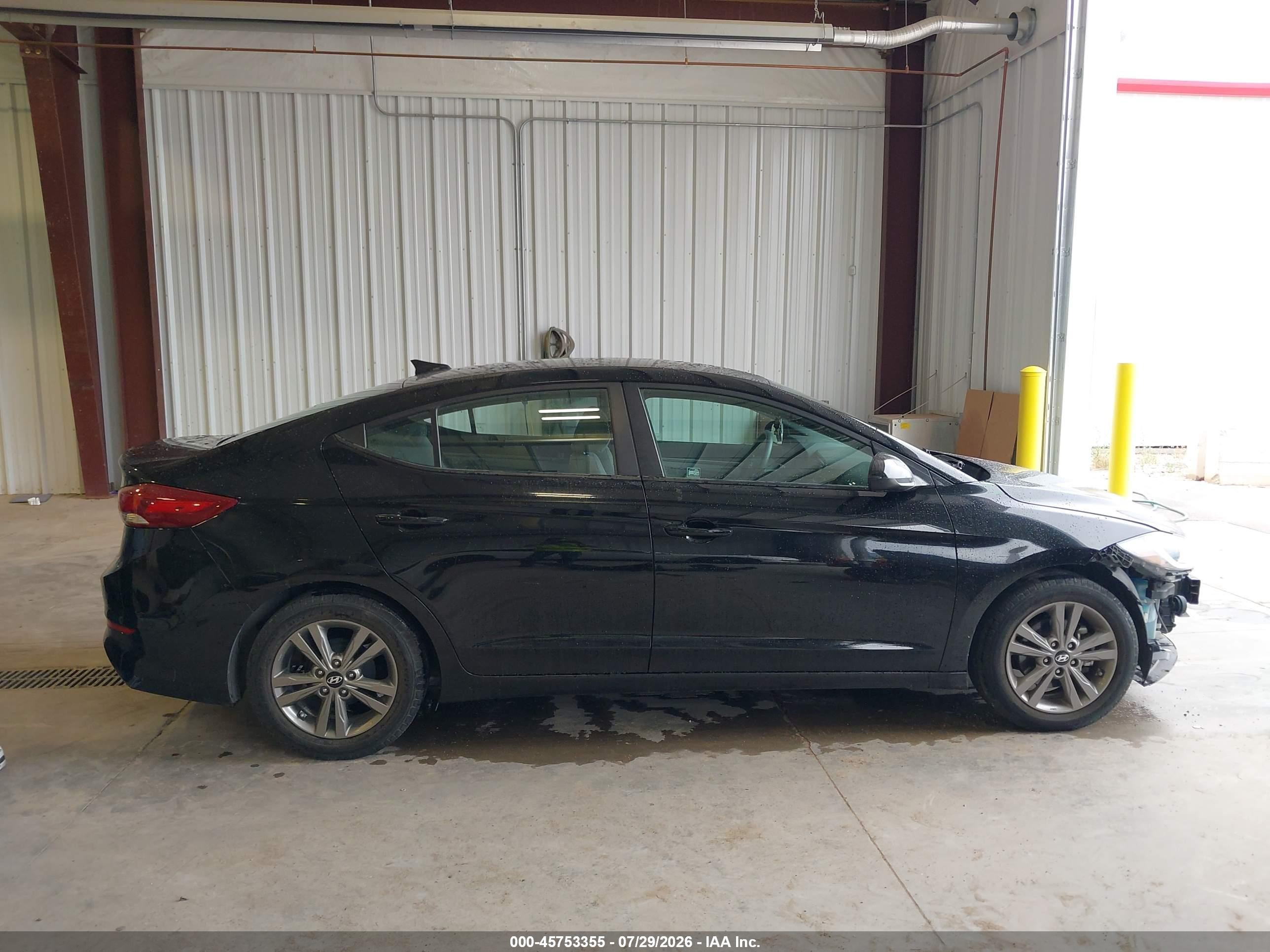 2017 Hyundai Elantra Se Black vin: KMHD84LF0HU179805