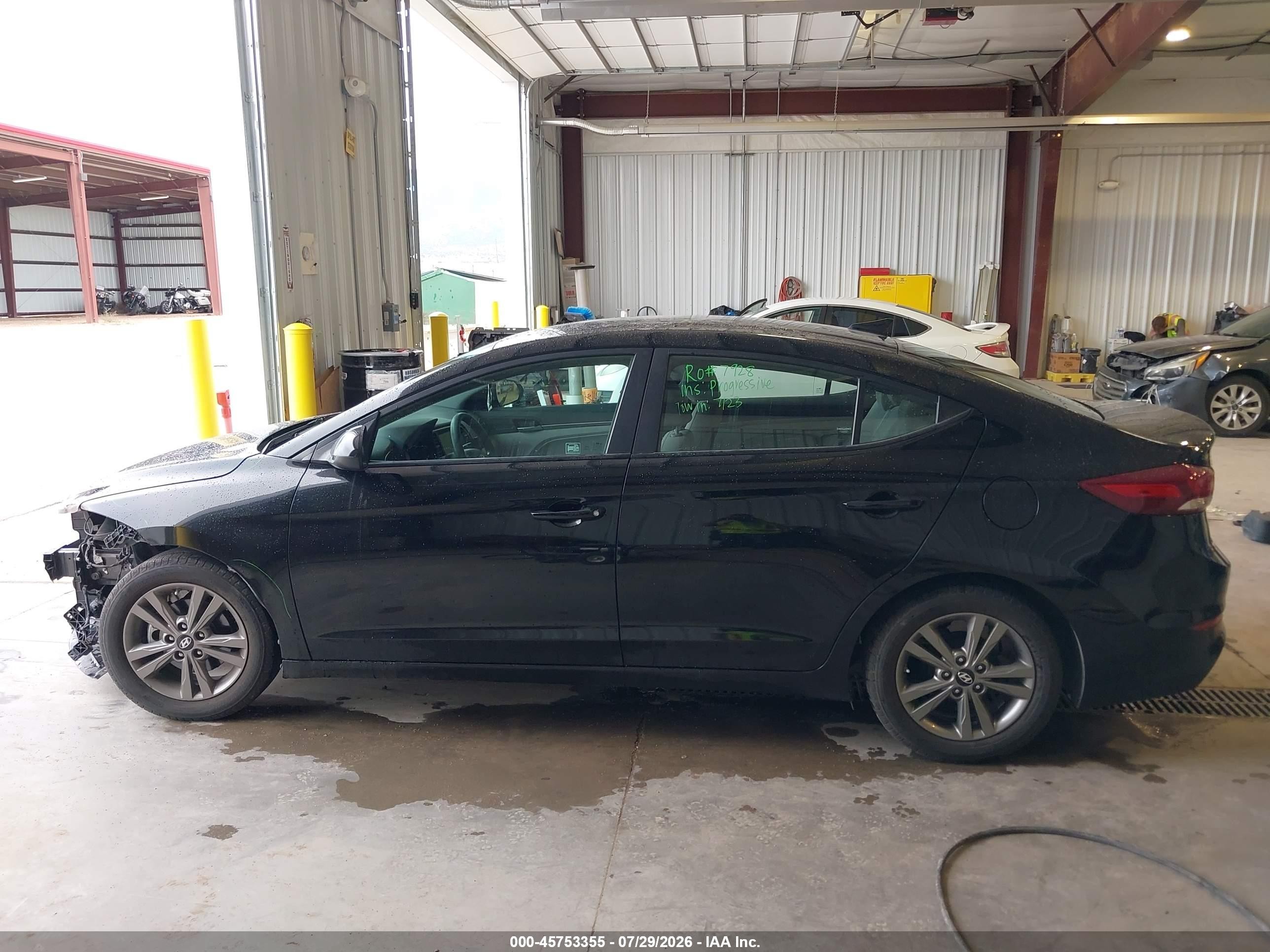 2017 Hyundai Elantra Se Black vin: KMHD84LF0HU179805
