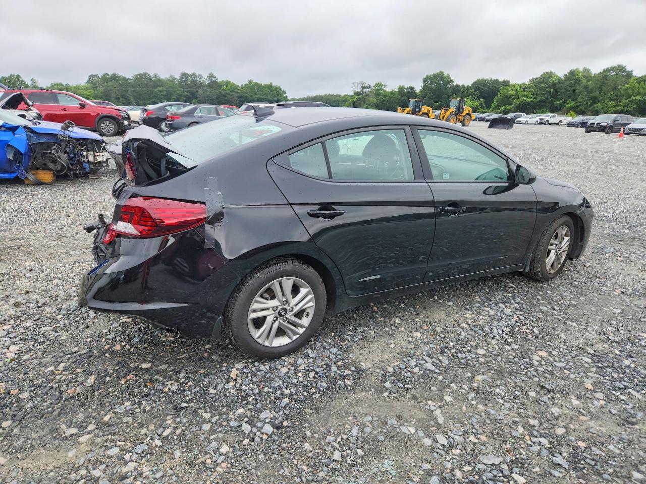 2020 Hyundai Elantra Sel Black vin: KMHD84LF0LU077686