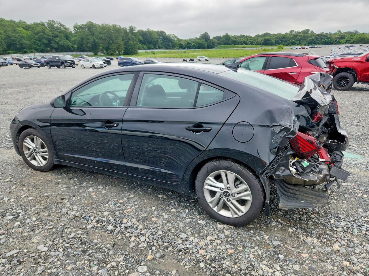 2020 Hyundai Elantra Sel Black vin: KMHD84LF0LU077686