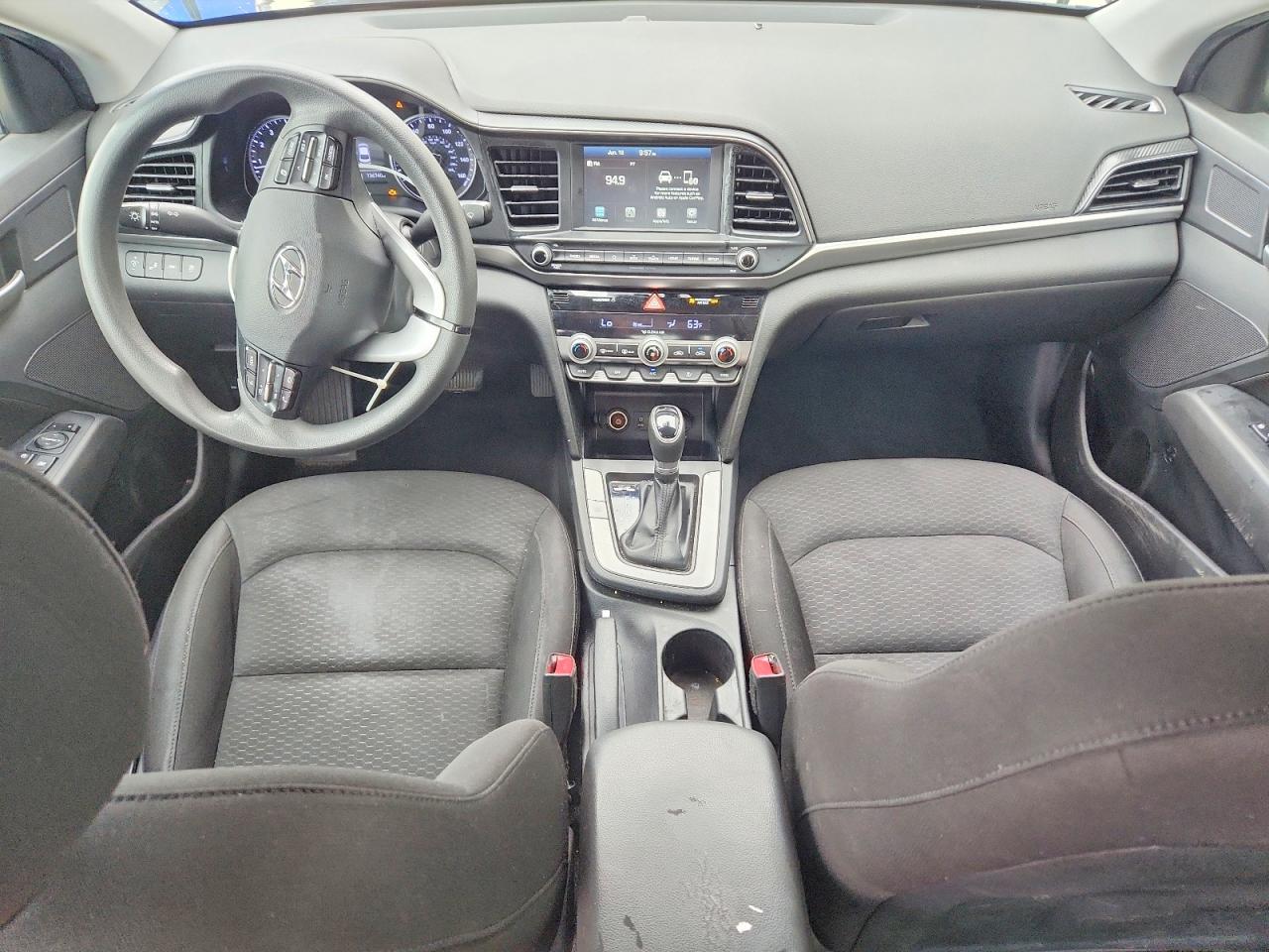 2020 Hyundai Elantra Sel Black vin: KMHD84LF0LU077686