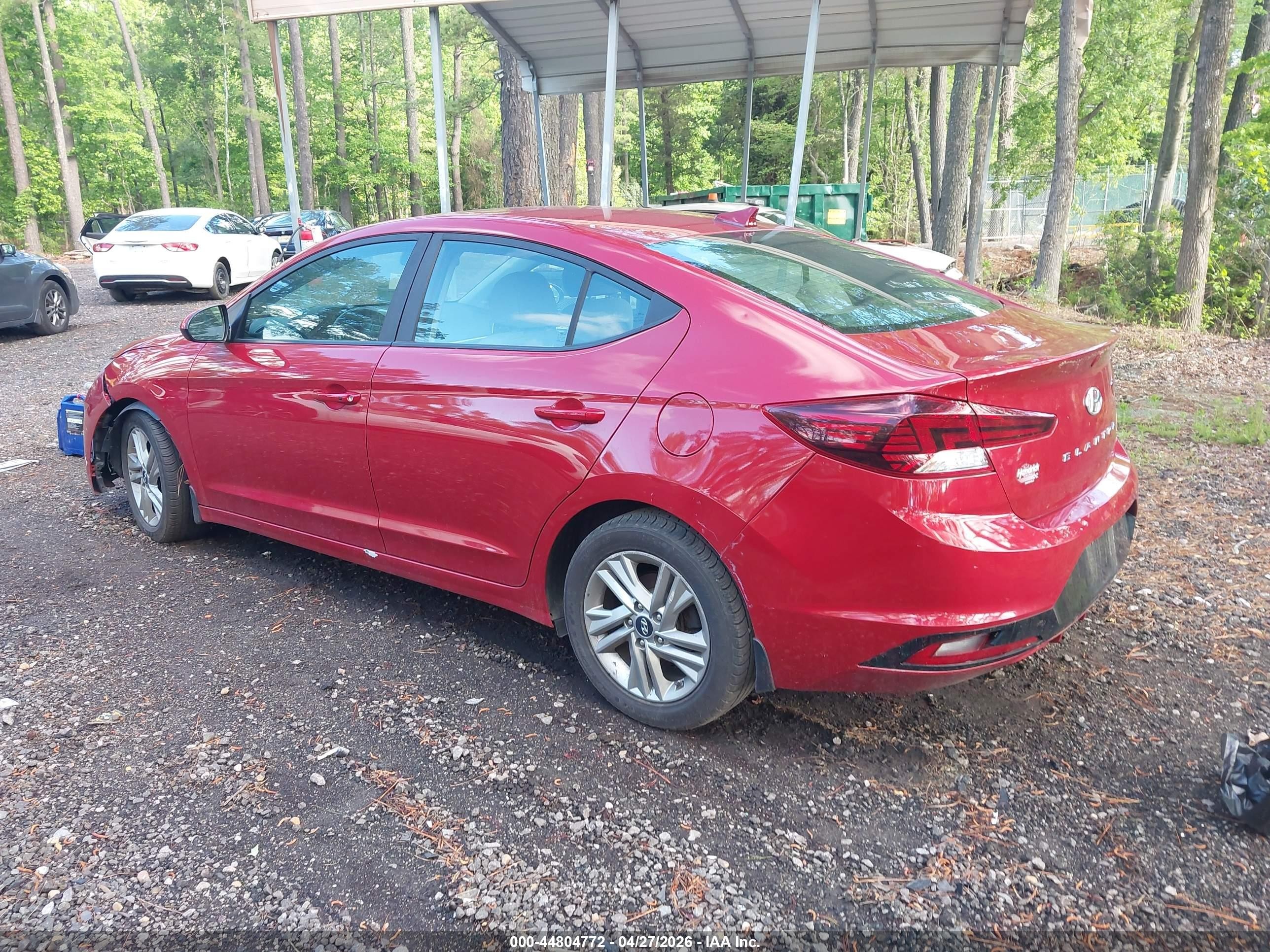 2020 Hyundai Elantra Value Edition Red vin: KMHD84LF0LU947906