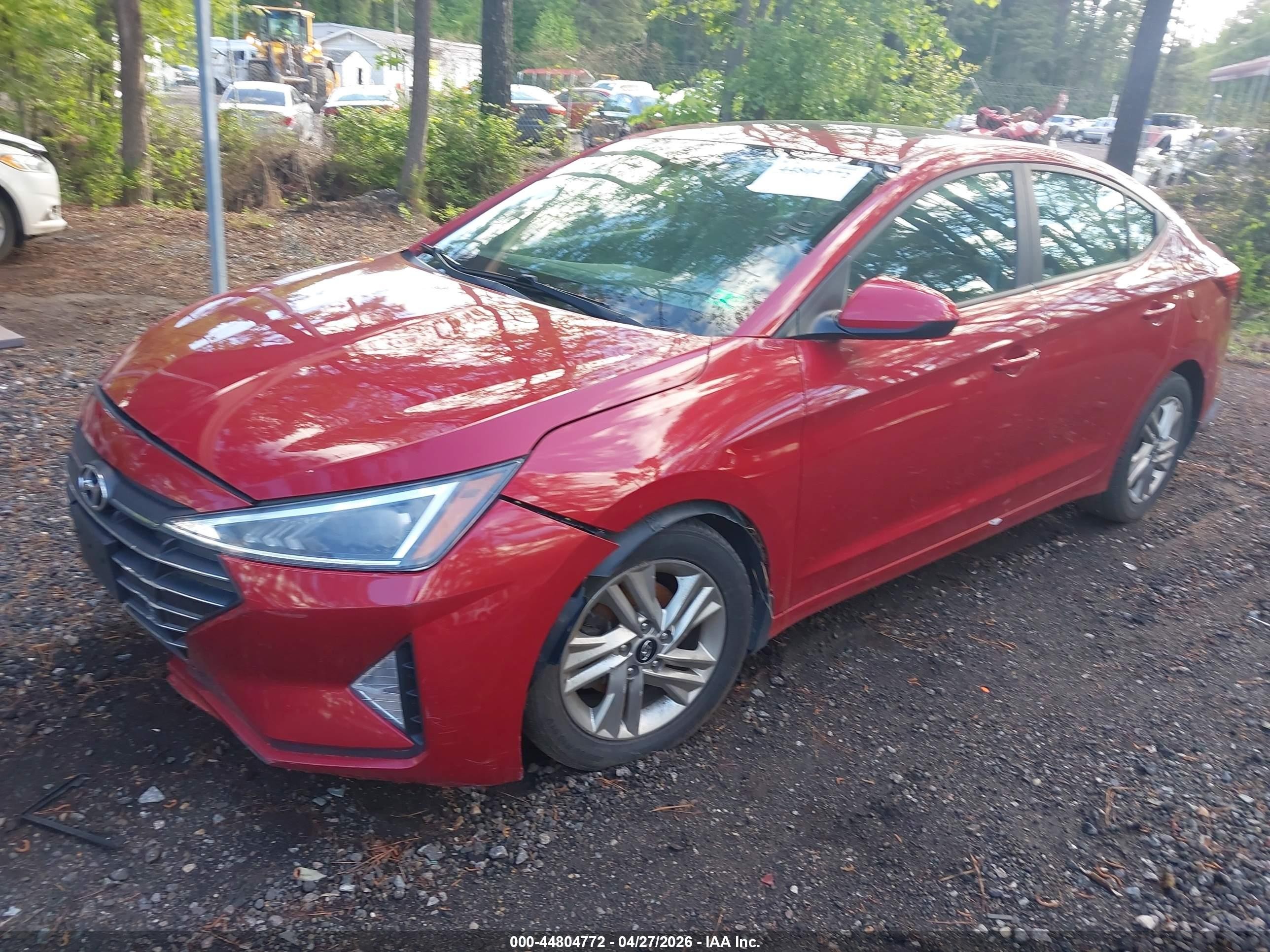 2020 Hyundai Elantra Value Edition Red vin: KMHD84LF0LU947906