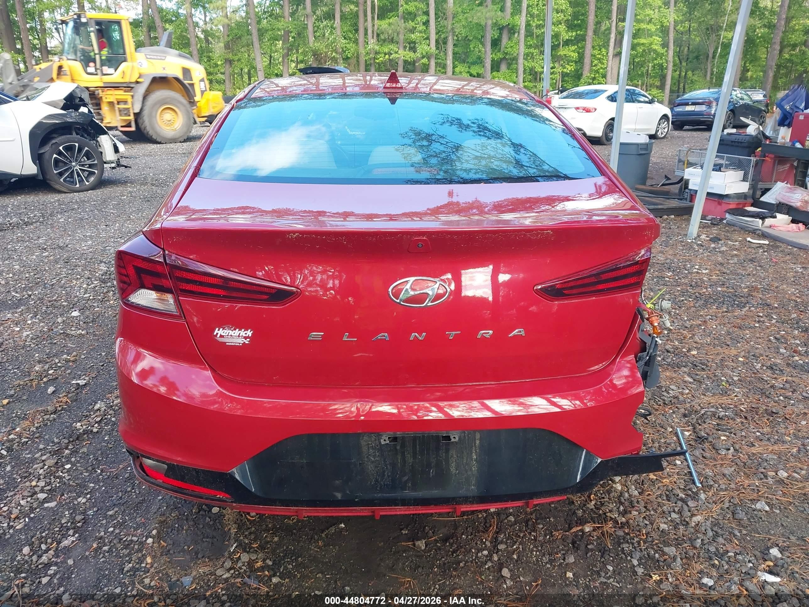 2020 Hyundai Elantra Value Edition Red vin: KMHD84LF0LU947906