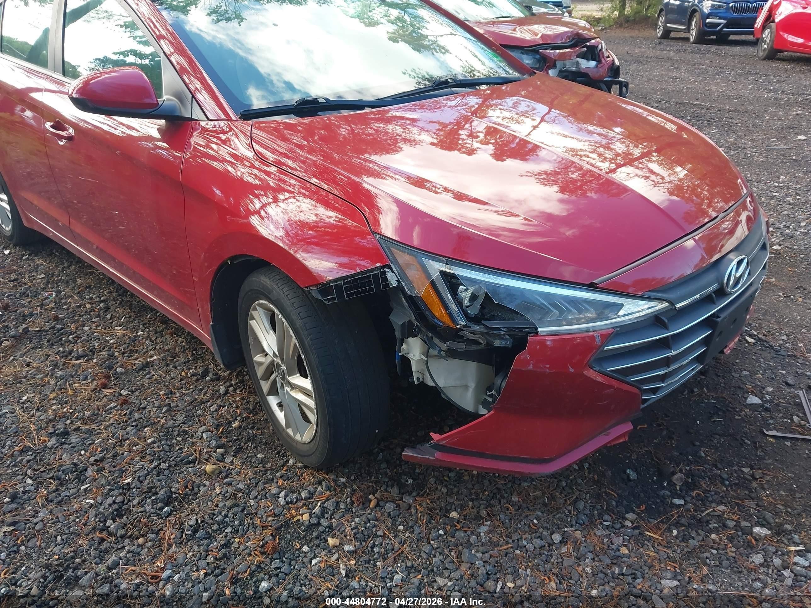2020 Hyundai Elantra Value Edition Red vin: KMHD84LF0LU947906