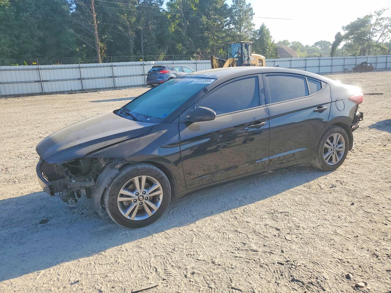 2018 Hyundai Elantra Sel Black vin: KMHD84LF1JU574209