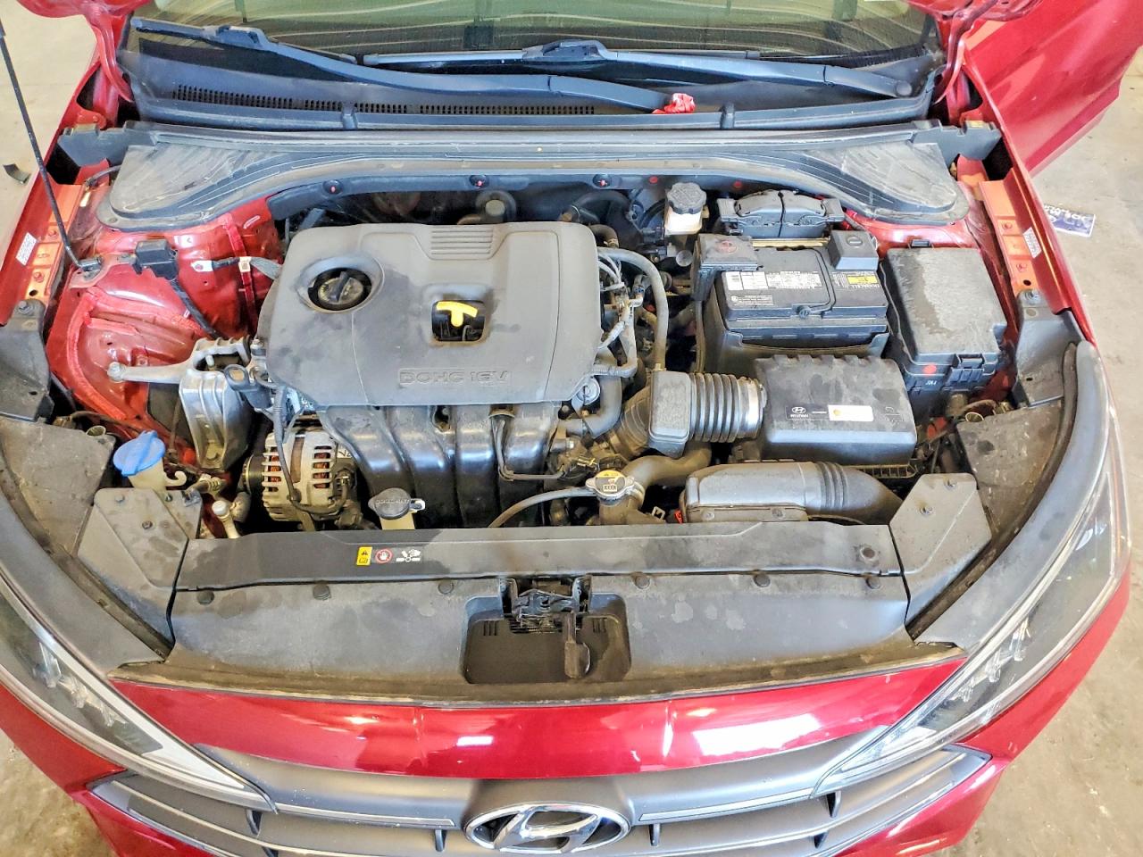 2019 Hyundai Elantra Value Edition Red vin: KMHD84LF1KU770460