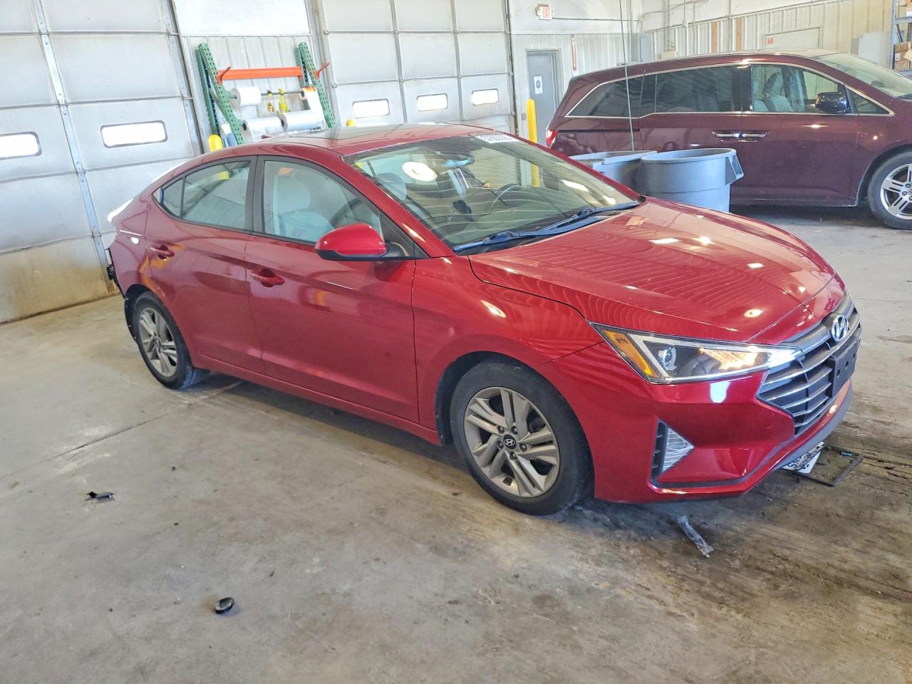 2019 Hyundai Elantra Value Edition Red vin: KMHD84LF1KU770460