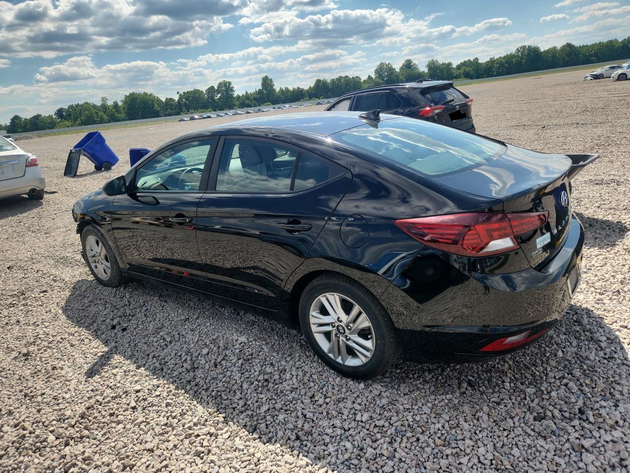 2019 Hyundai Elantra Sel Black vin: KMHD84LF1KU844332