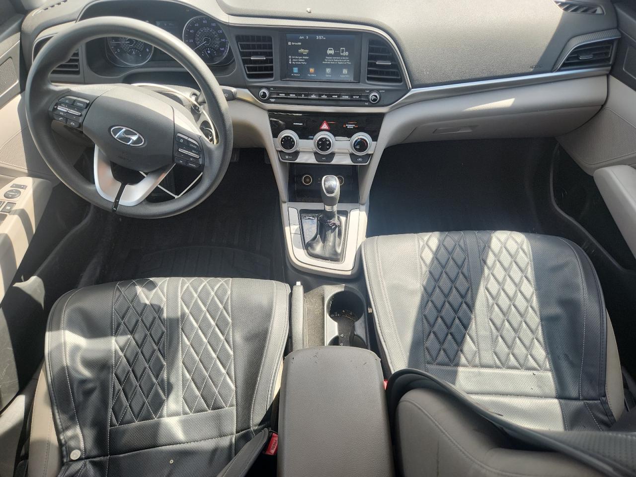 2019 Hyundai Elantra Sel Black vin: KMHD84LF1KU844332