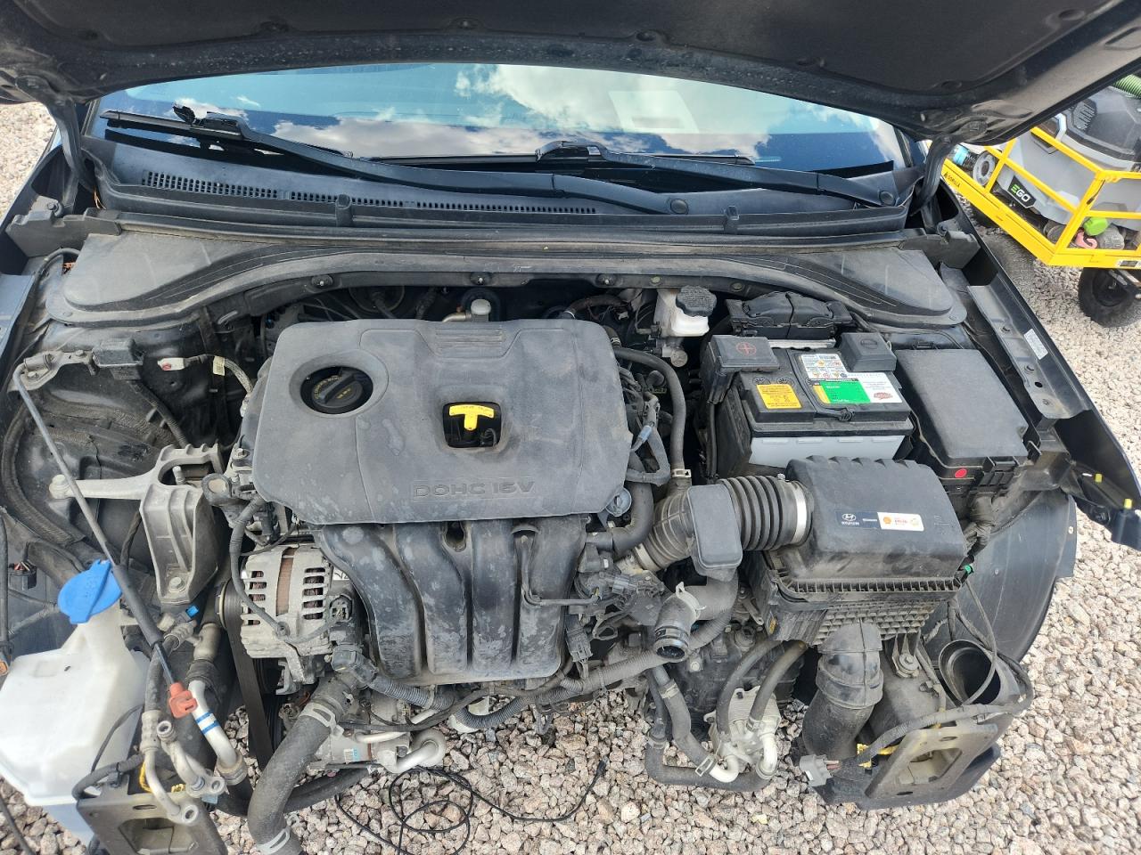 2019 Hyundai Elantra Sel Black vin: KMHD84LF1KU844332