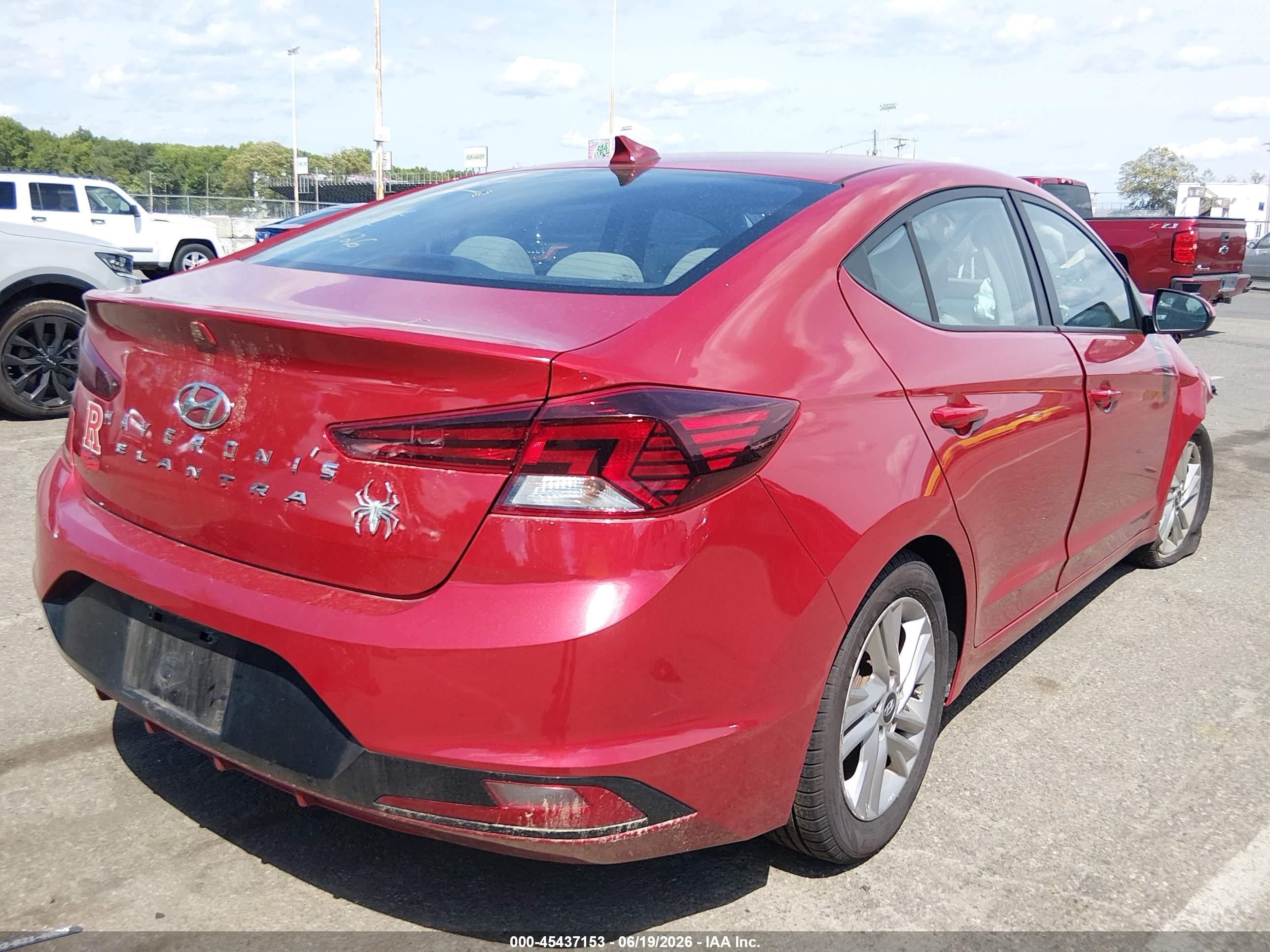 2020 Hyundai Elantra Value Edition Red vin: KMHD84LF1LU001166